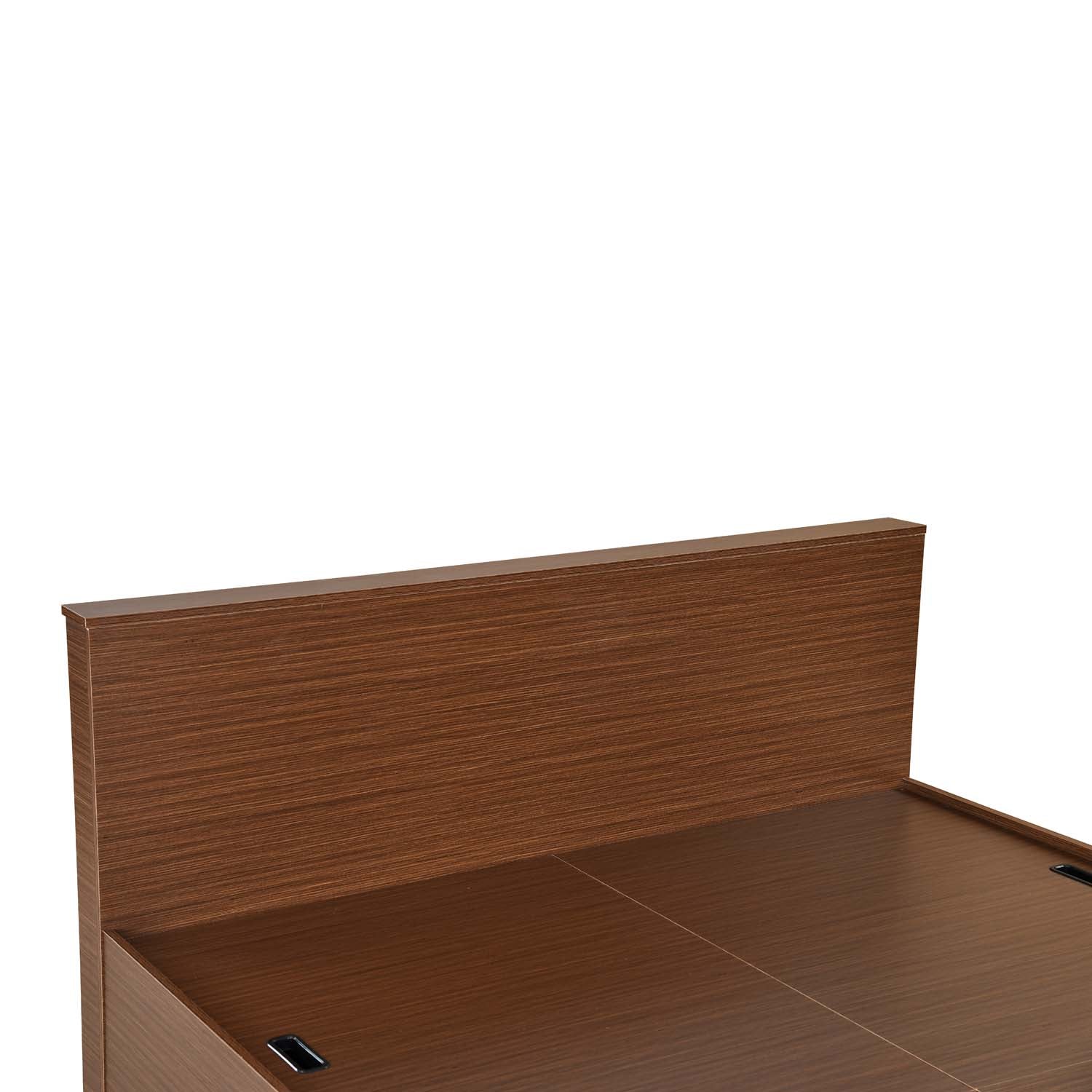 Nilkamal Arthur Plus Queen Bed With Storage (Legno Oak Dark) - Image 10