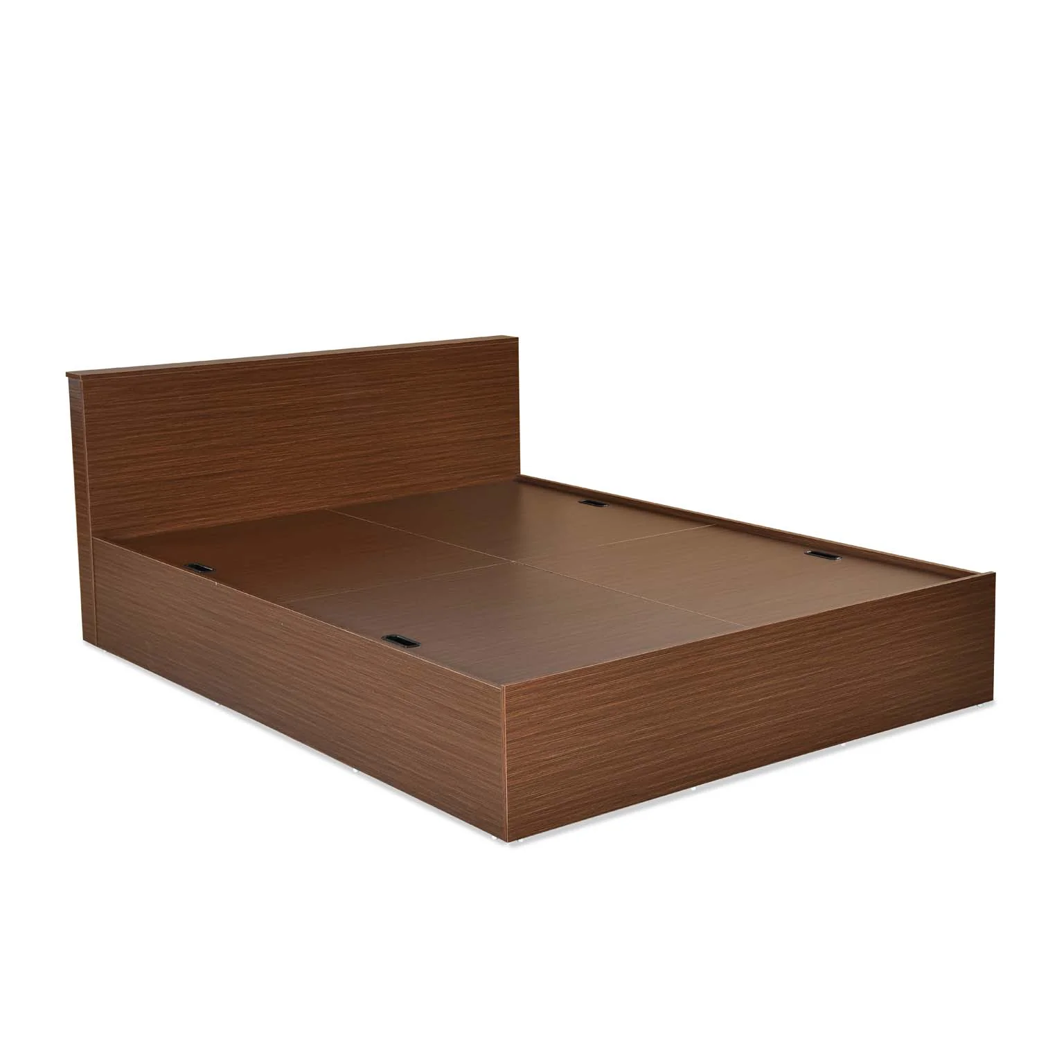 Nilkamal Arthur Plus Queen Bed With Storage (Legno Oak Dark) - Image 3