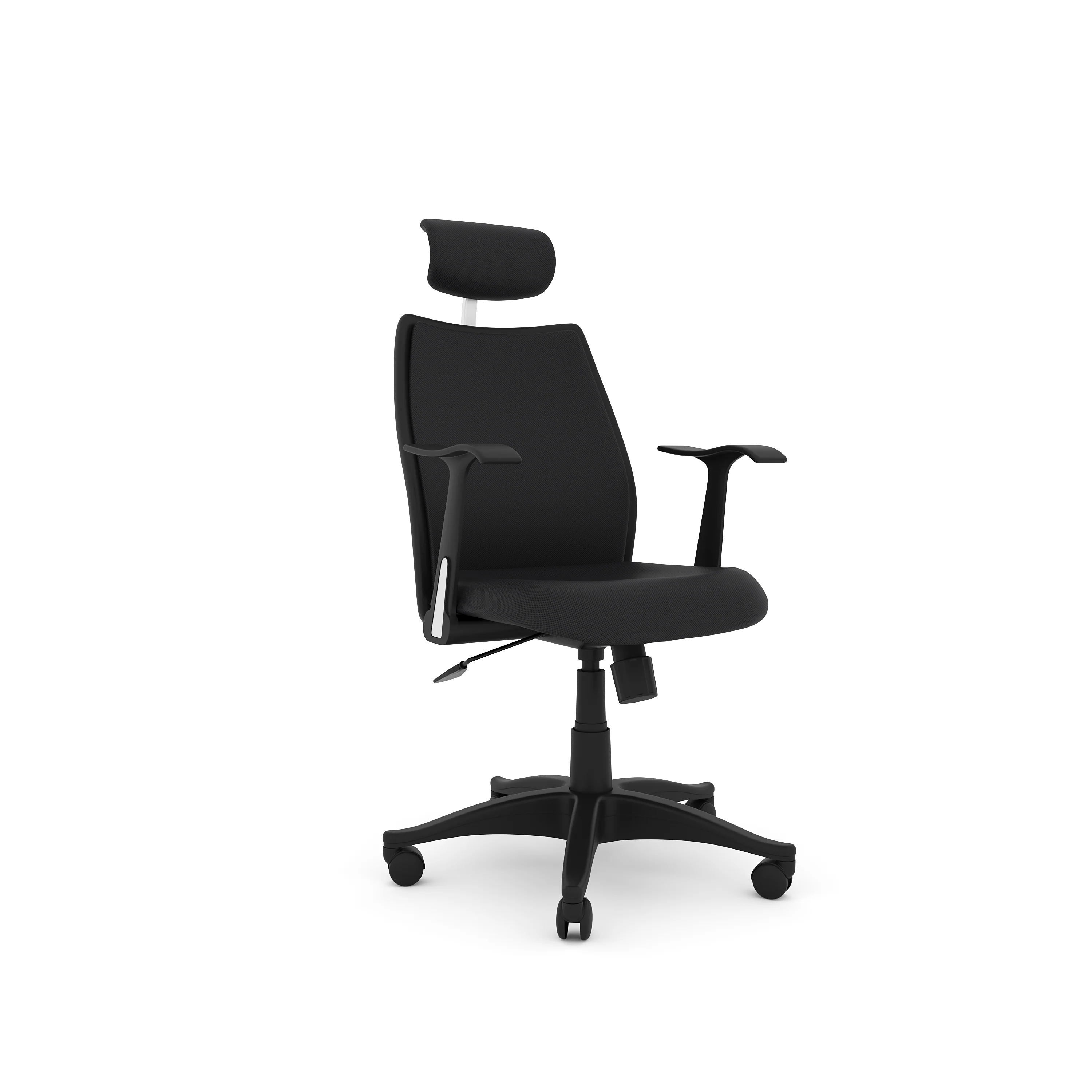 Nilkamal Blaze High back Chair (Black / Black) - Image 3