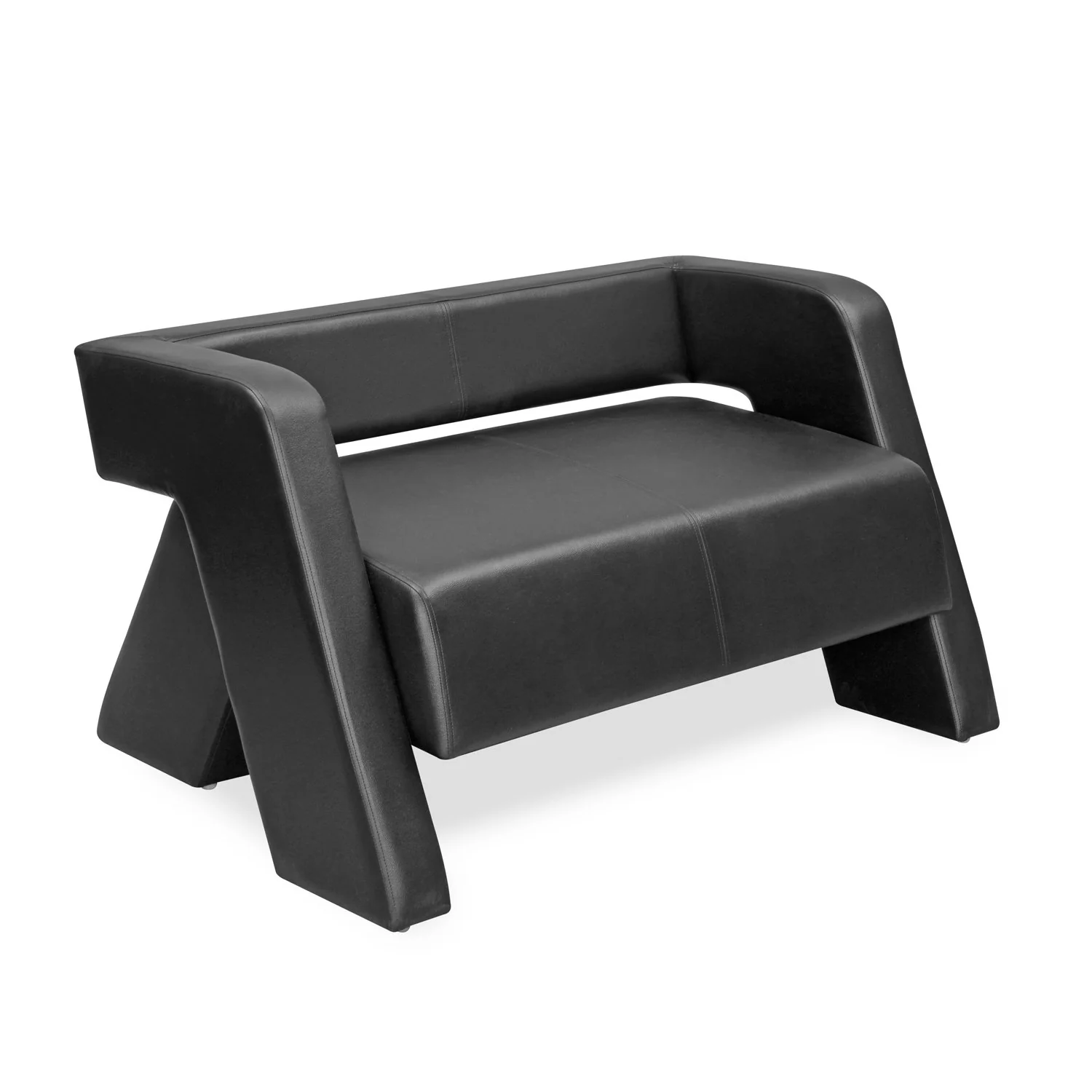 Nilkamal Bradd 2 Seater Sofa (Black) - Image 4