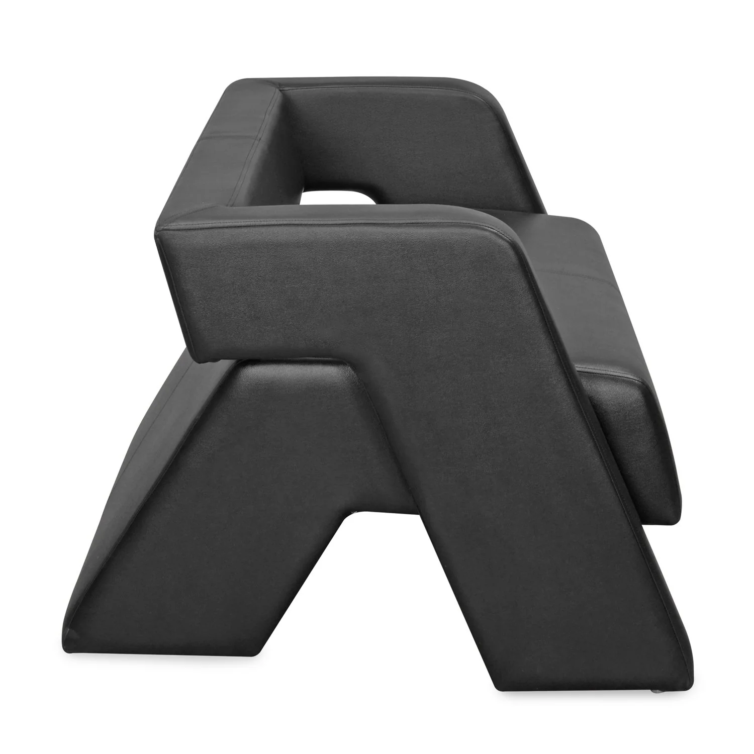 Nilkamal Bradd 2 Seater Sofa (Black) - Image 6