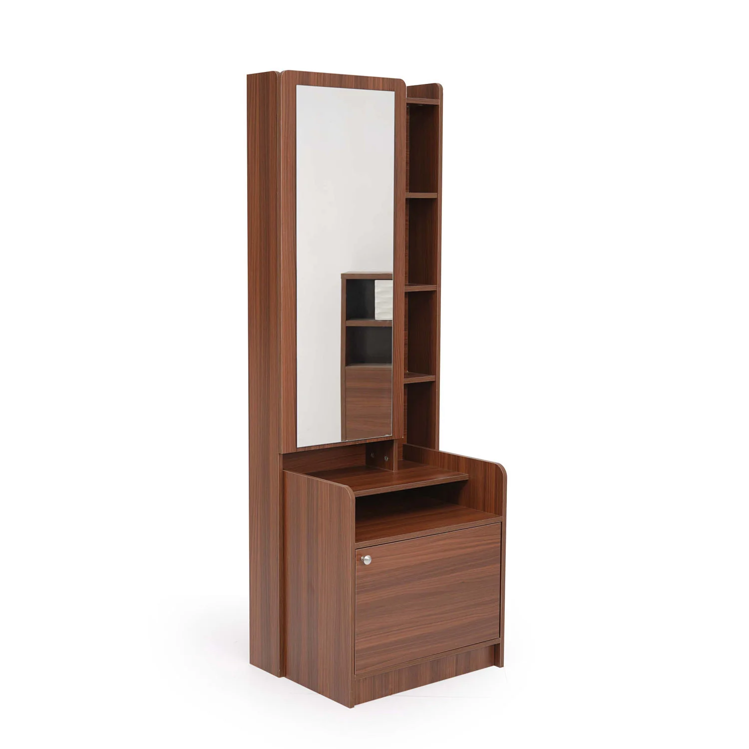Nilkamal Calipso Dresser With Storage (Classic Plank Walnut) - Image 4