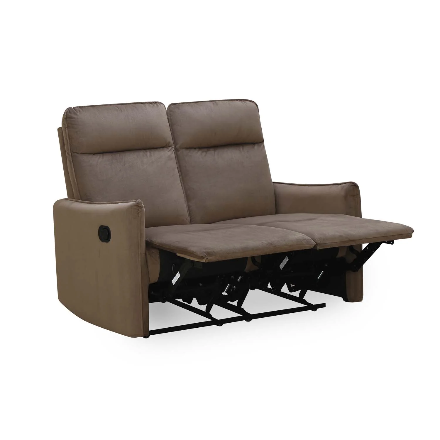 Nilkamal Carlton 2 Seater Manual Recliner (Light Brown) - Image 8