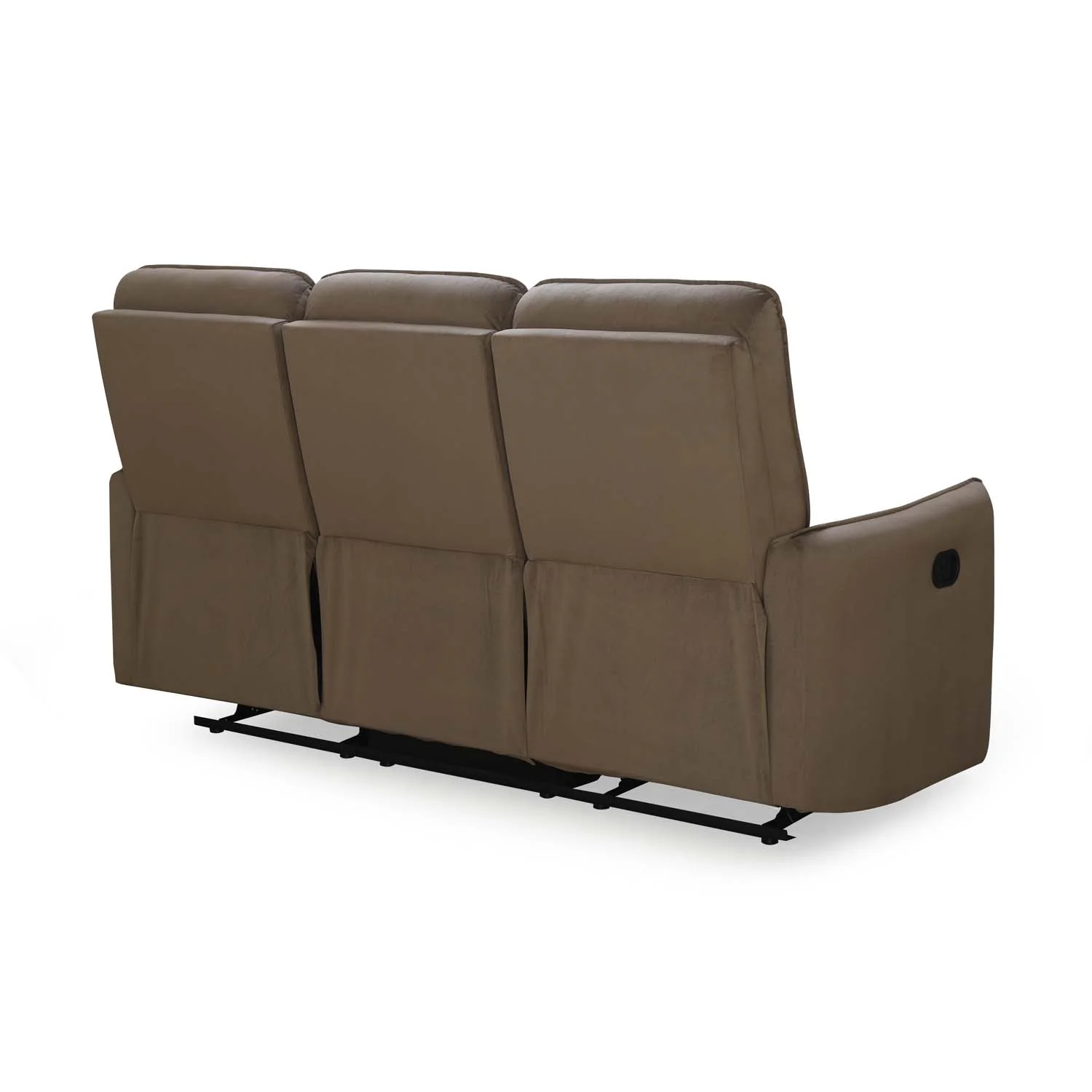 Nilkamal Carlton 3 Seater Manual Recliner (Light Brown) - Image 10