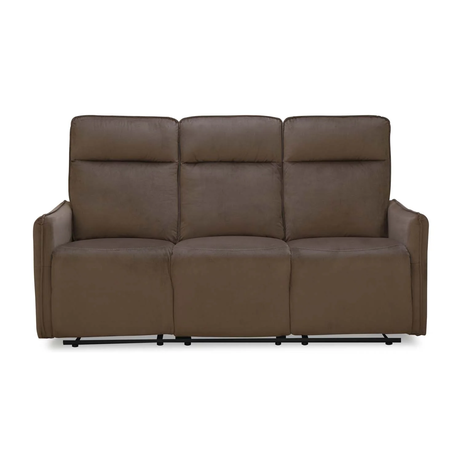 Nilkamal Carlton 3 Seater Manual Recliner (Light Brown) - Image 4