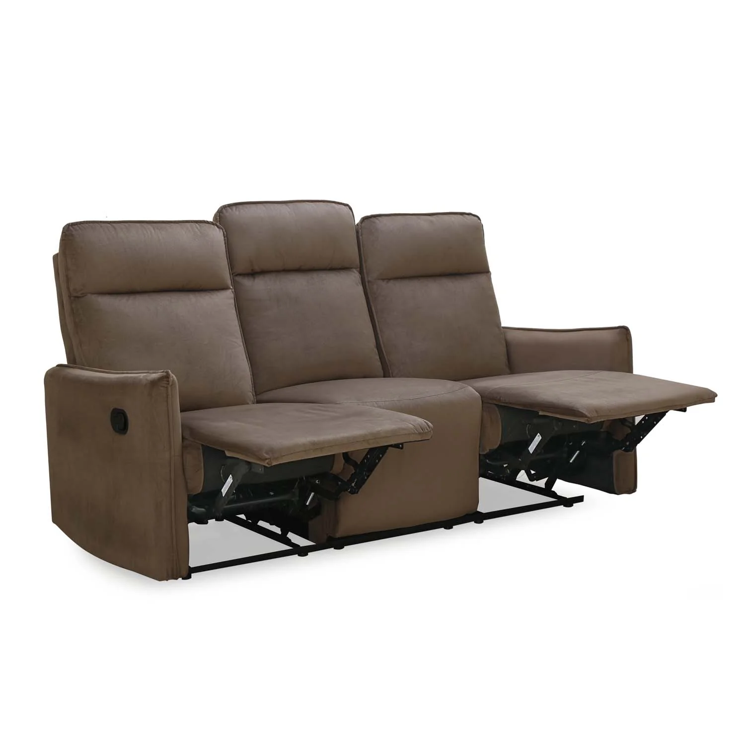 Nilkamal Carlton 3 Seater Manual Recliner (Light Brown) - Image 8