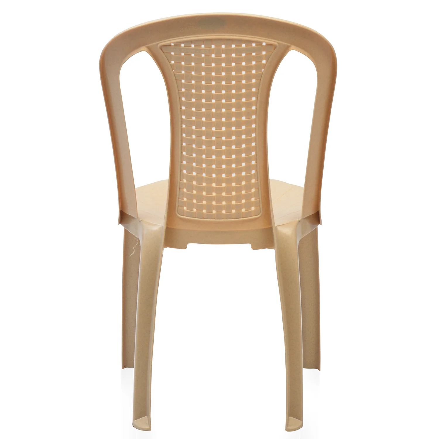 Nilkamal CHR4002 Plastic Armless Chair (Marble Beige) - Image 9