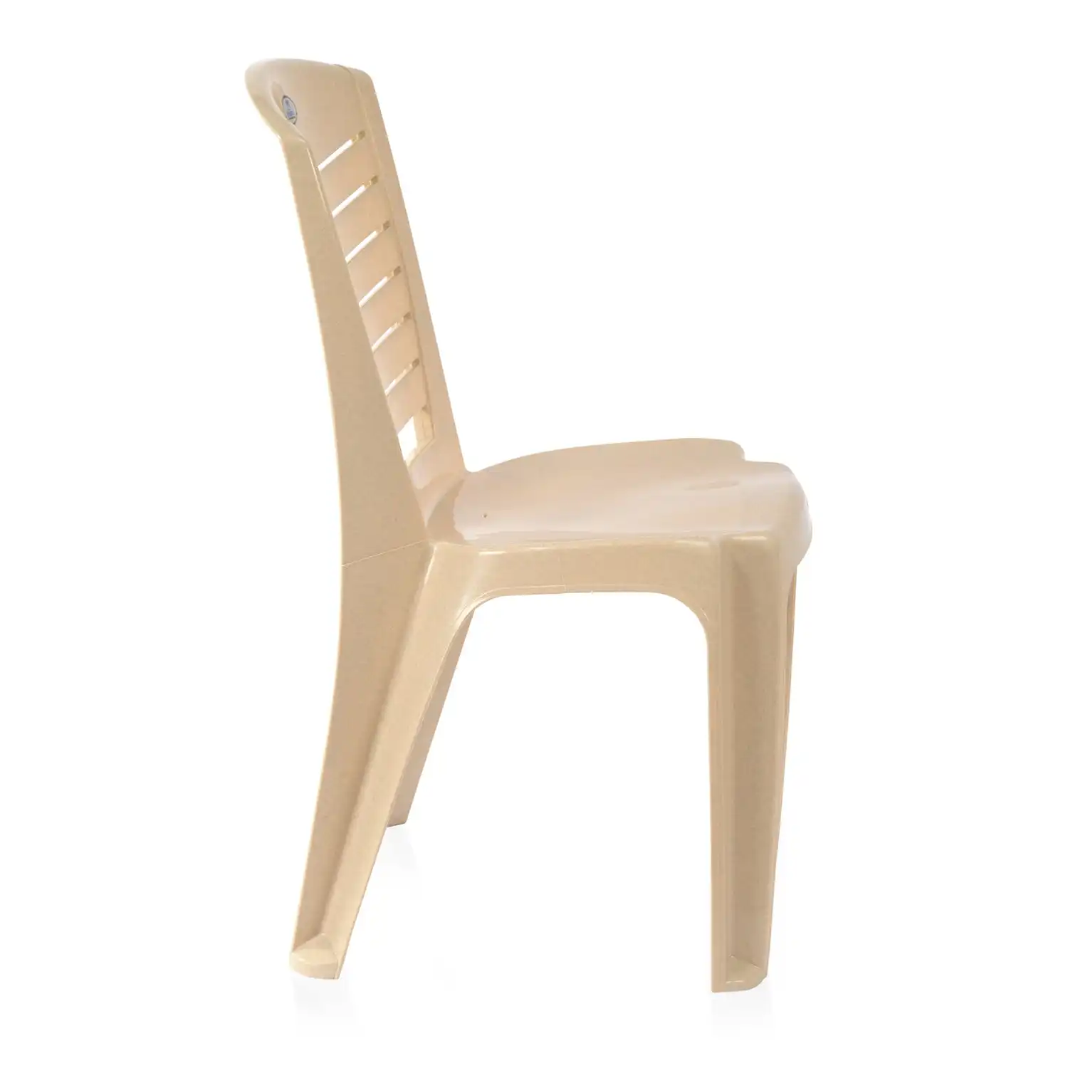 Nilkamal CHR4025 Plastic Armless Chair (Marble Beige) - Image 9