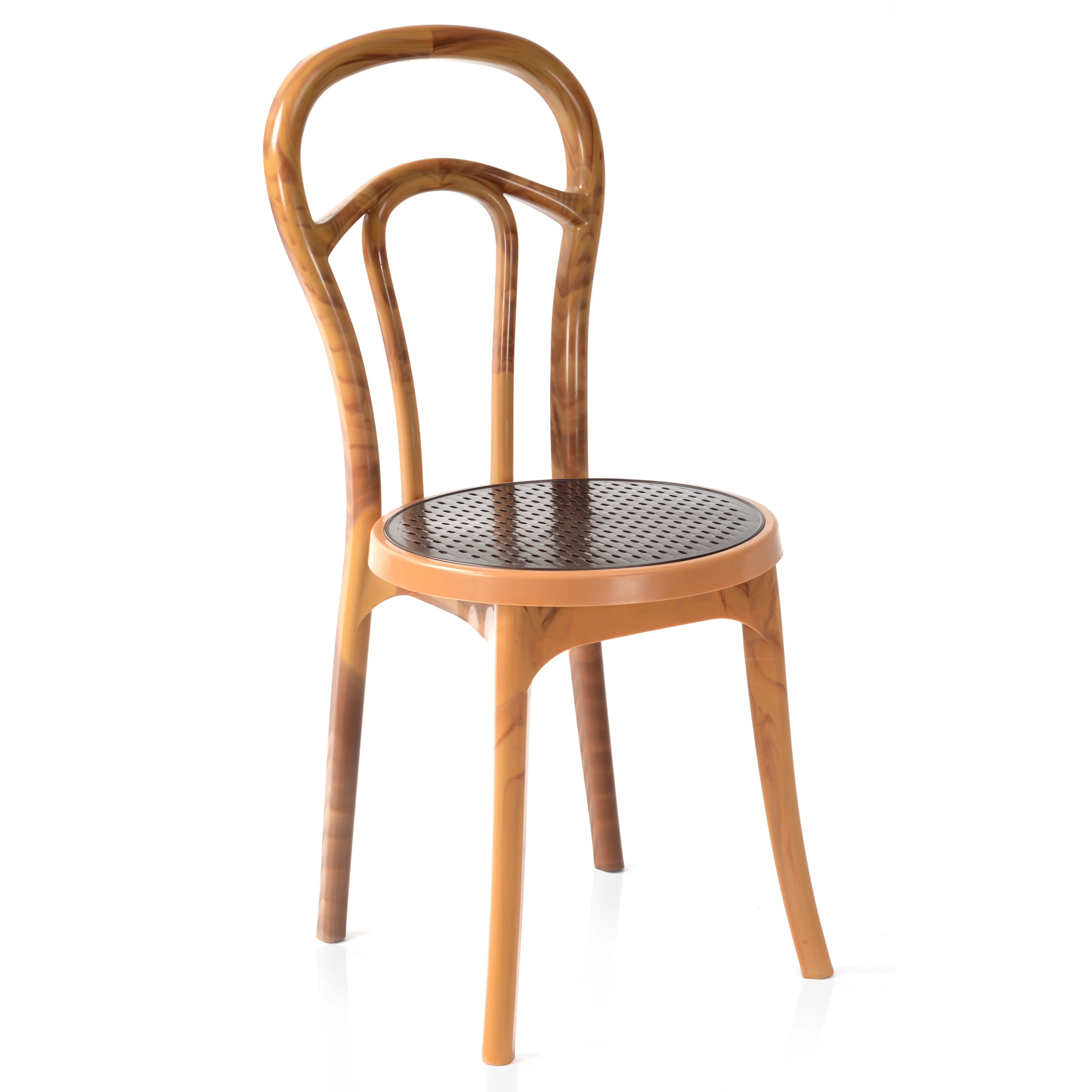 Nilkamal CHR4040 Plastic Armless Chair (Weather Brown) - Image 5