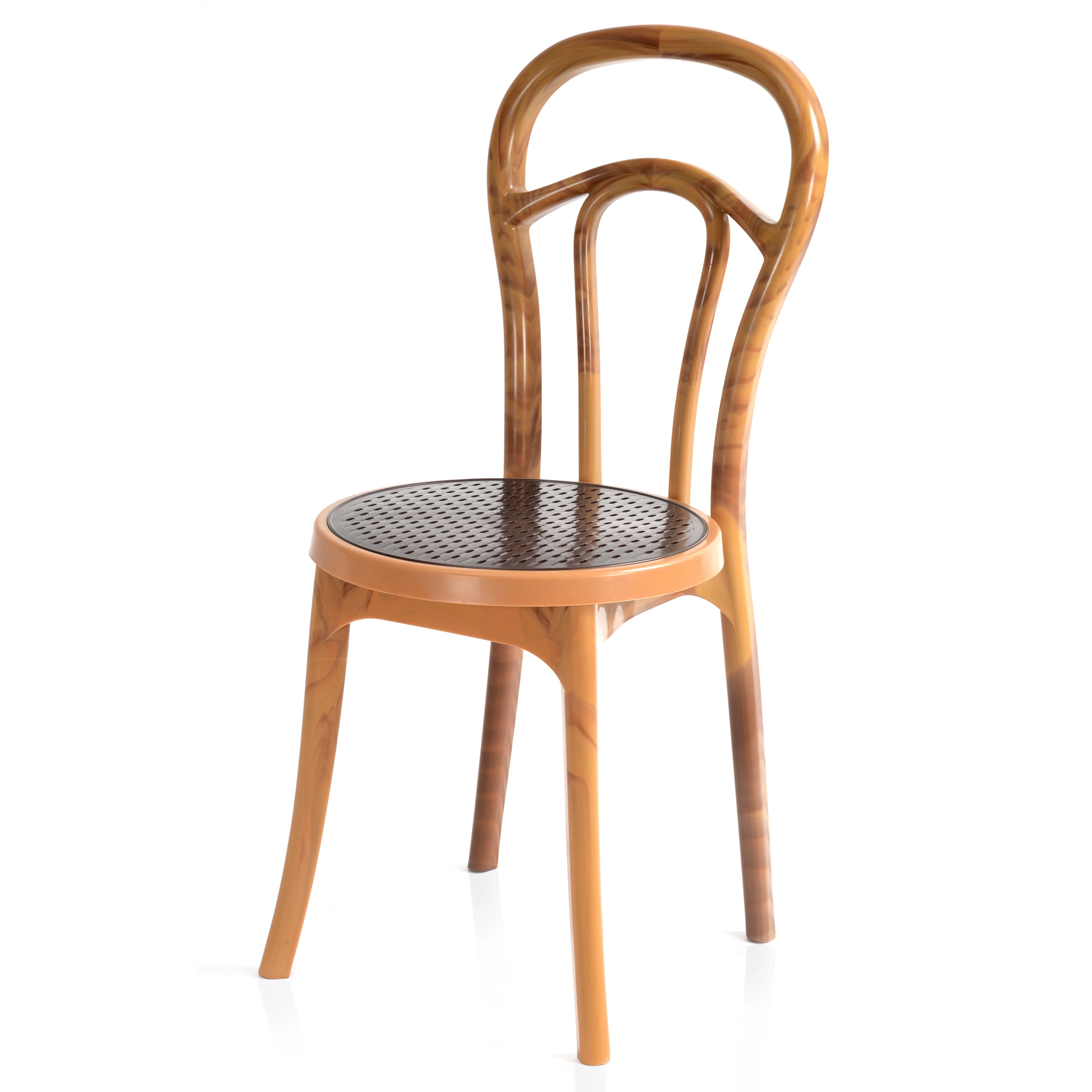 Nilkamal CHR4040 Plastic Armless Chair (Weather Brown) - Image 6