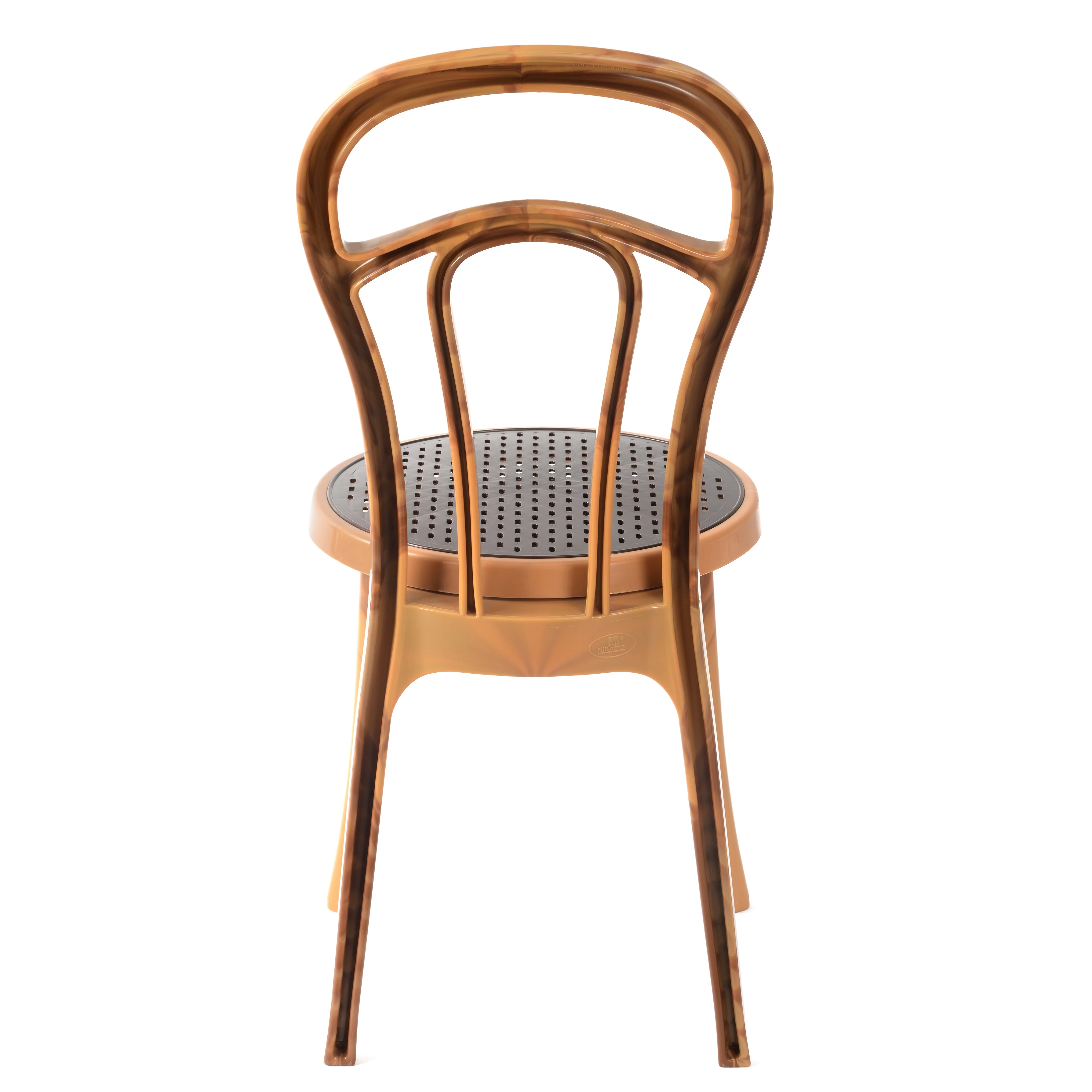 Nilkamal CHR4040 Plastic Armless Chair (Weather Brown) - Image 8
