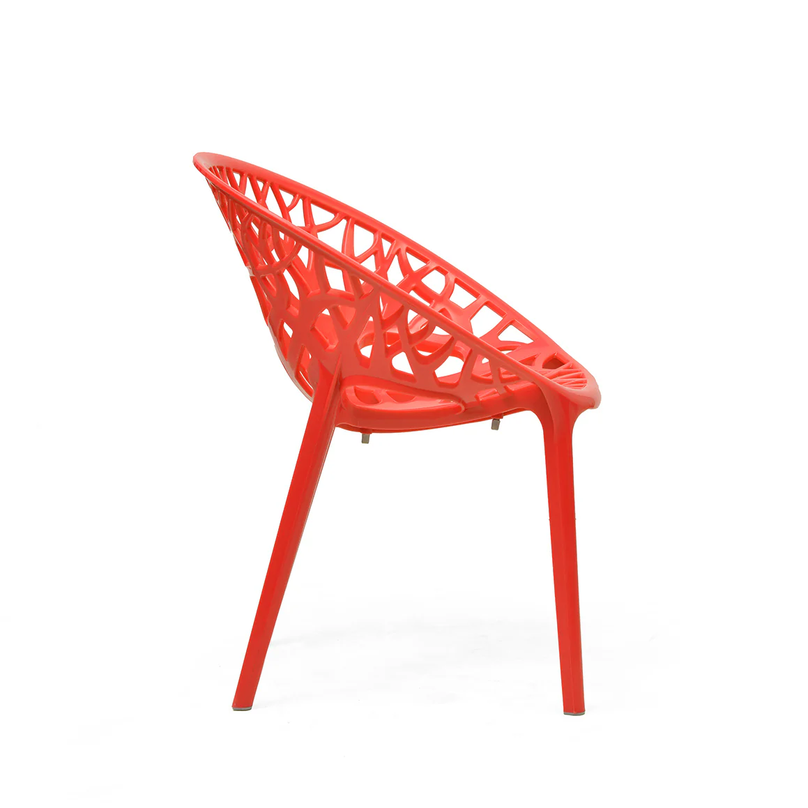 Nilkamal Crystal Polypropylene Premium Chair (Bright Red) - Image 8