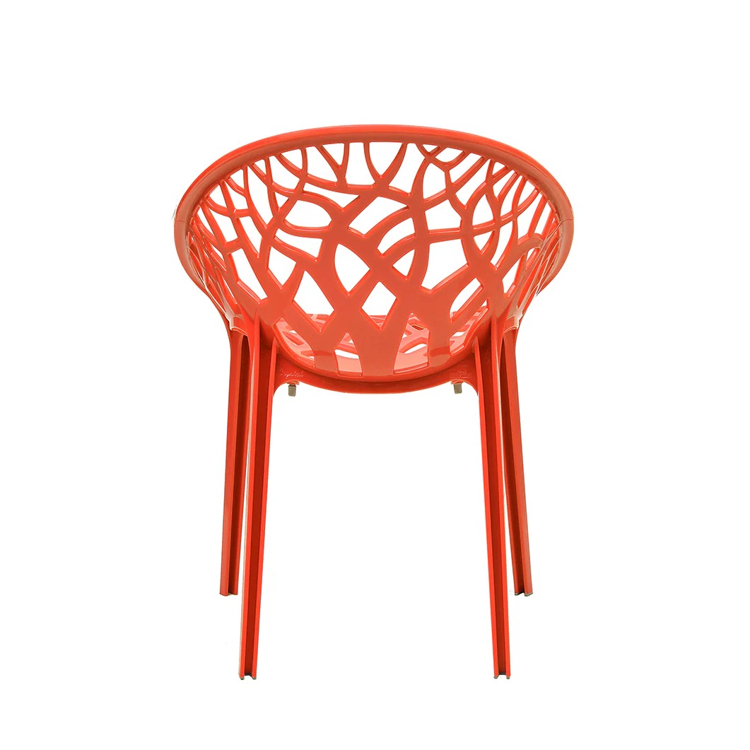 Nilkamal Crystal Polypropylene Premium Chair (Bright Red) - Image 9