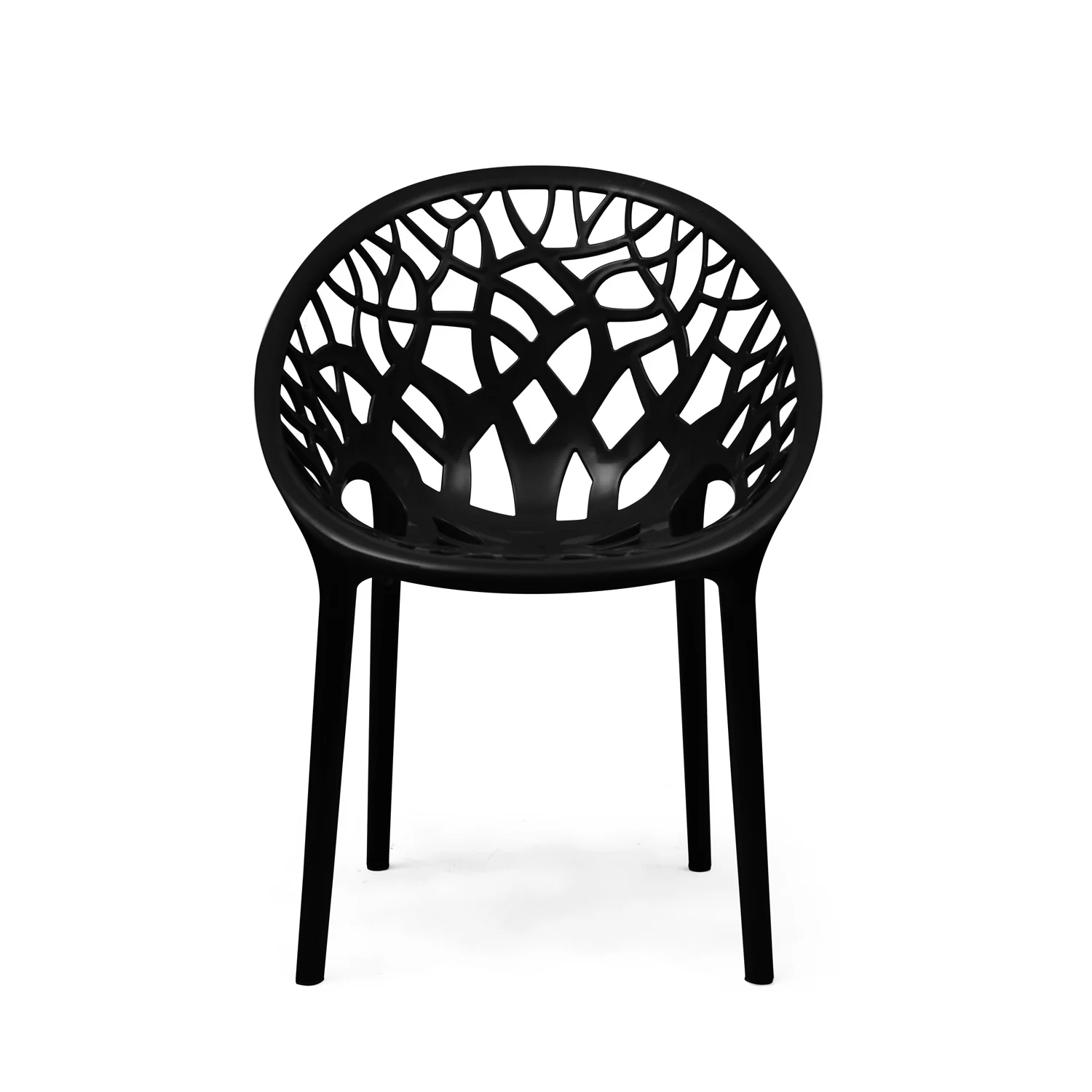 Nilkamal Crystal Polypropylene Premium Chair (Iron Black) - Image 5