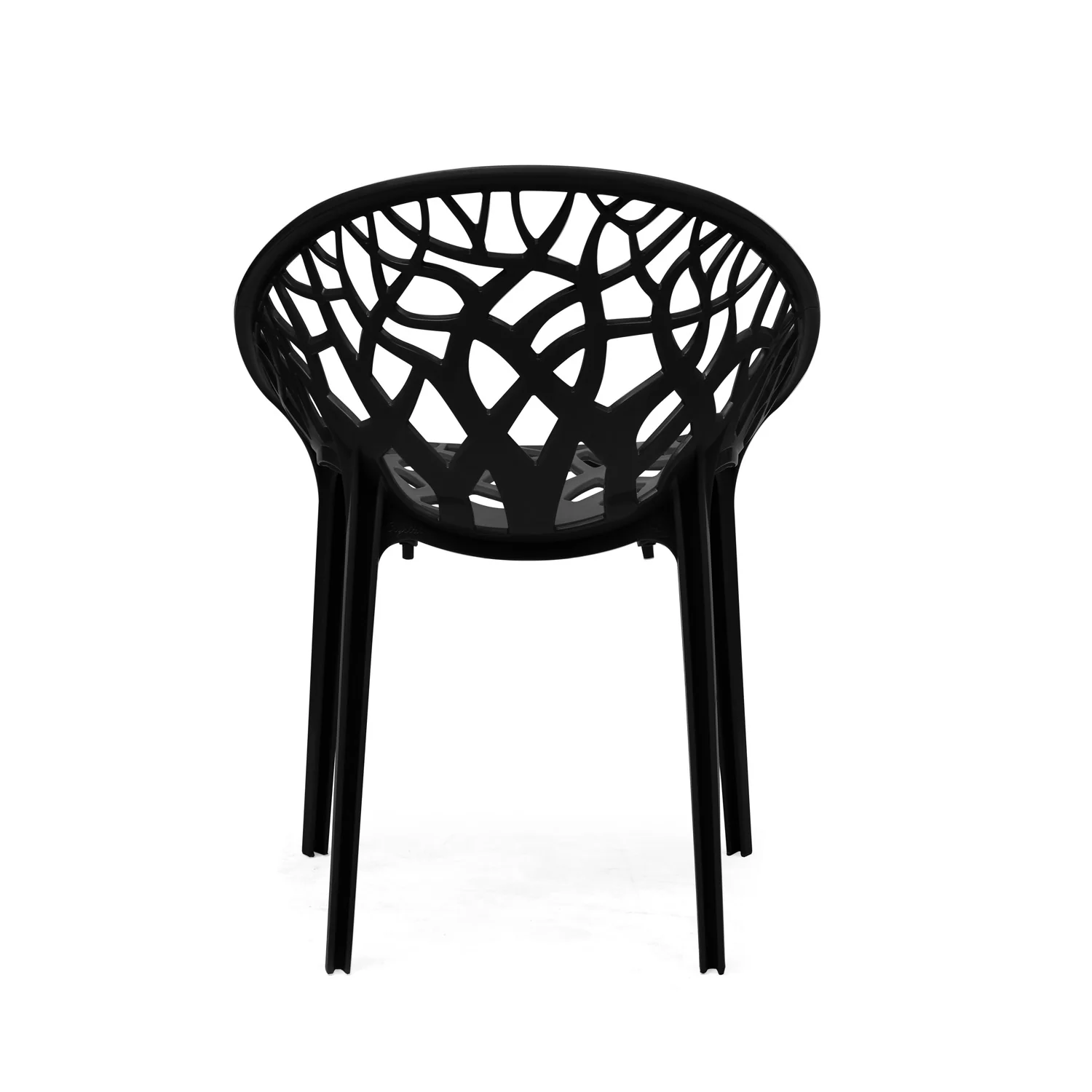 Nilkamal Crystal Polypropylene Premium Chair (Iron Black) - Image 7