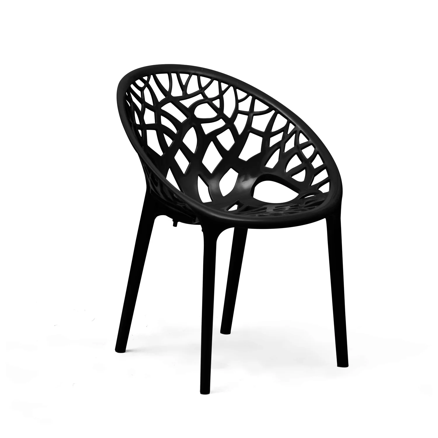 Nilkamal Crystal Polypropylene Premium Chair (Iron Black) - Image 9