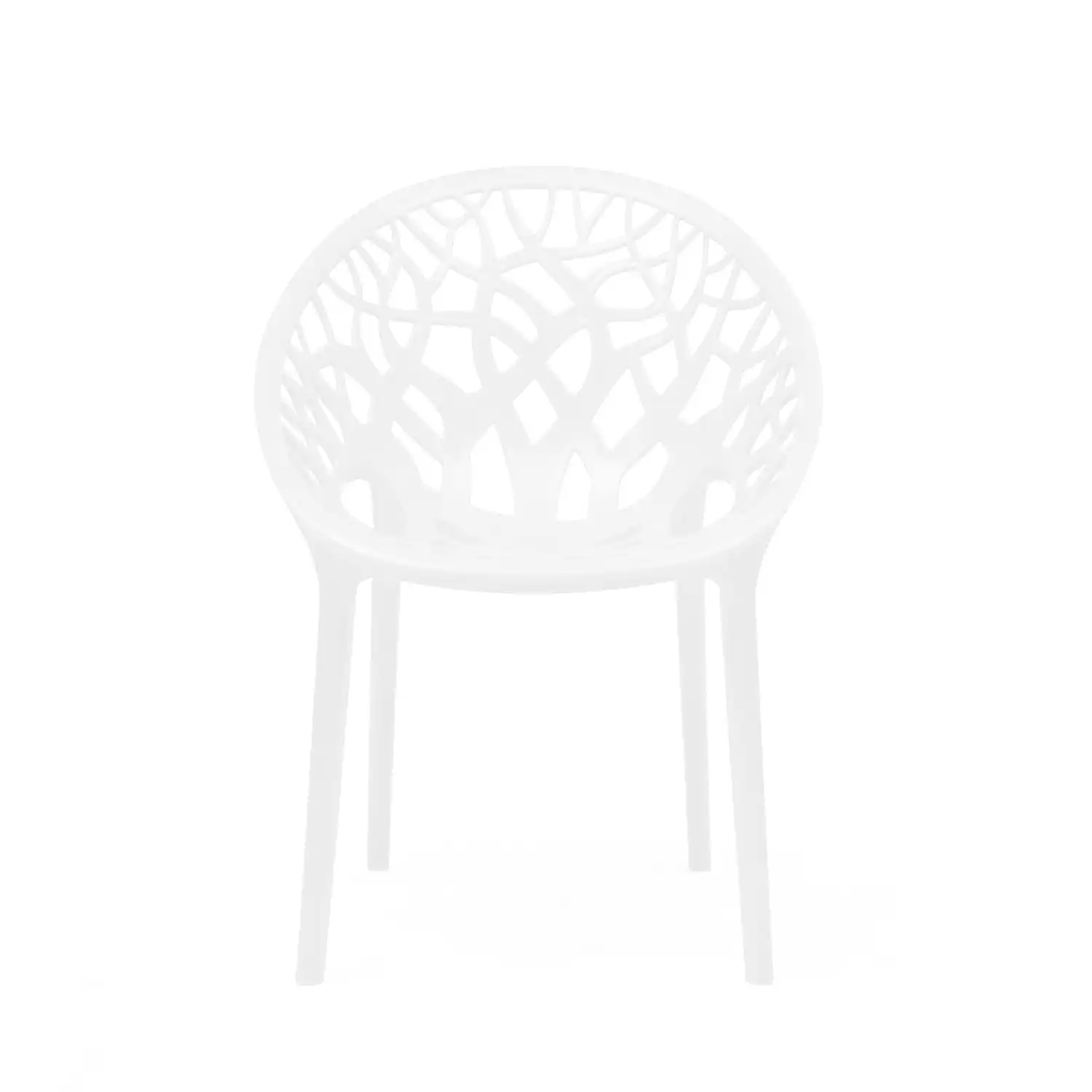 Nilkamal Crystal Polypropylene Premium Chair (Milky White) - Image 7