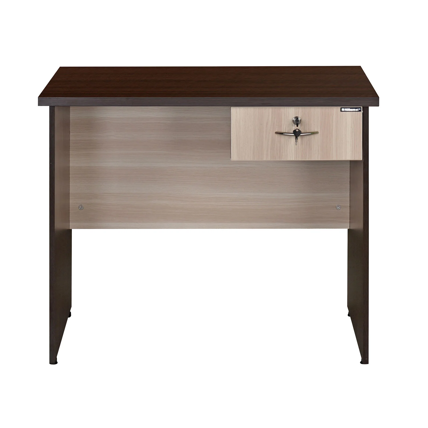 Nilkamal Enzo Office 3 ft Table (Brown & Cloud Ash) - Image 6