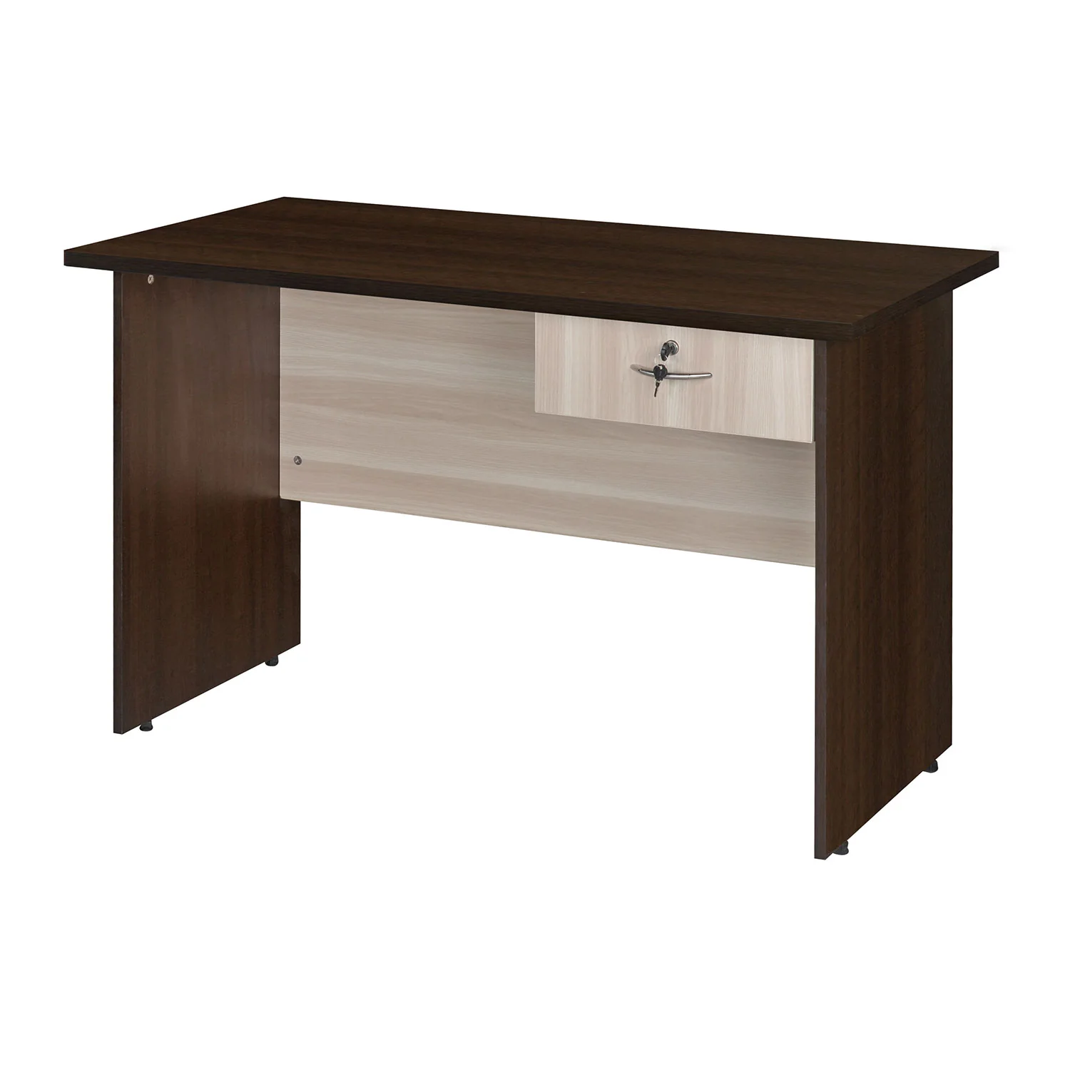 Nilkamal Enzo Office 4 ft Table (Brown & Cloud Ash) - Image 9