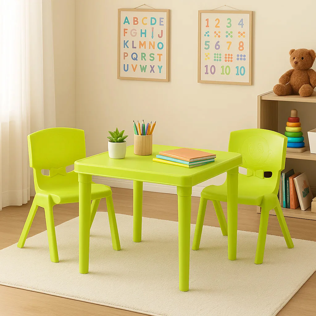Nilkamal Genius Ludo Table + 2 Chairs Kid's Study Set - Image 27
