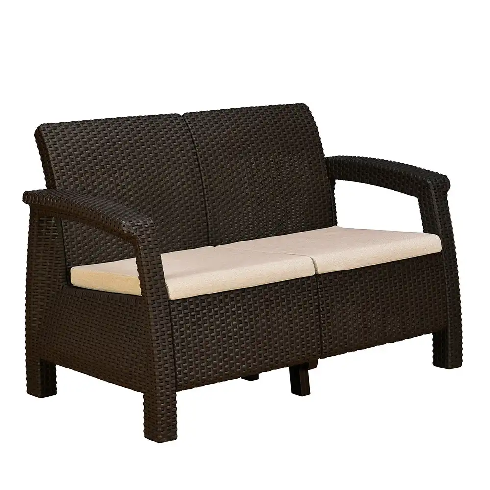 Nilkamal Goa Two Seater Plastic Sofa Set with Cushion - Image 5