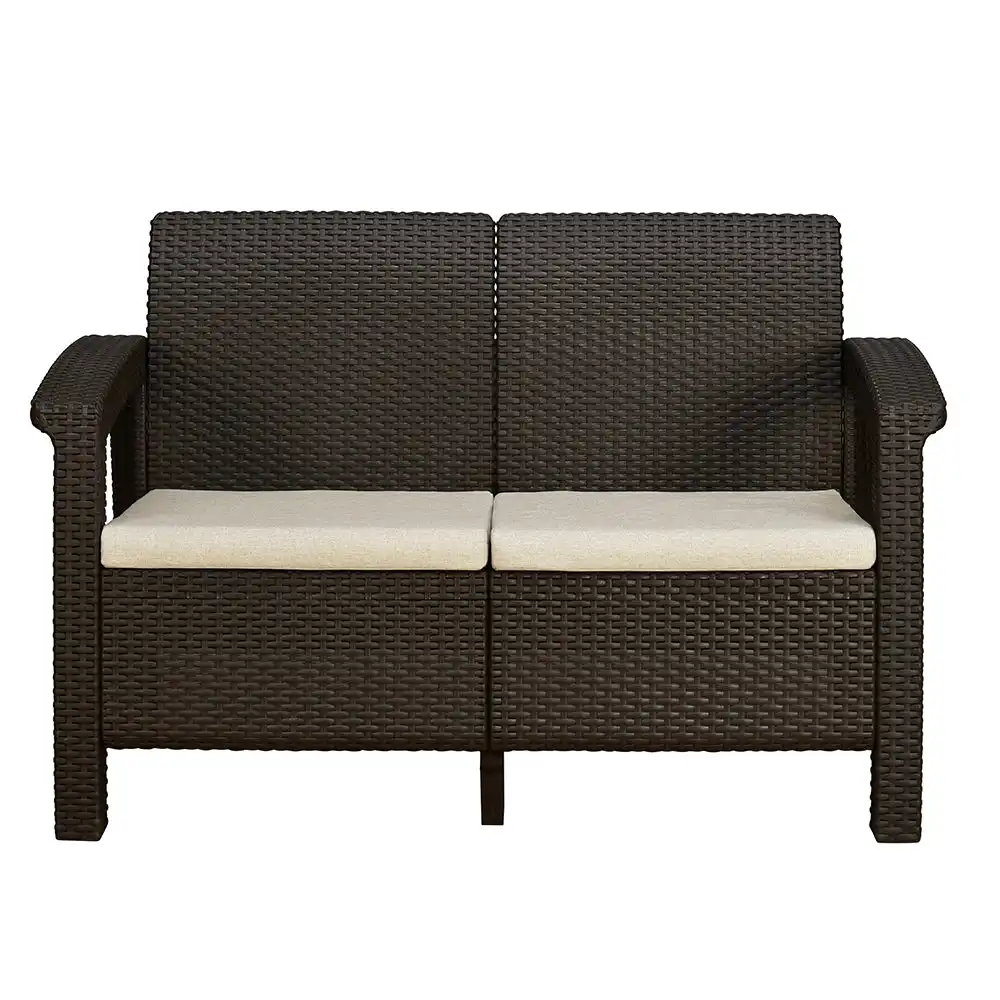 Nilkamal Goa Two Seater Plastic Sofa Set with Cushion - Image 6