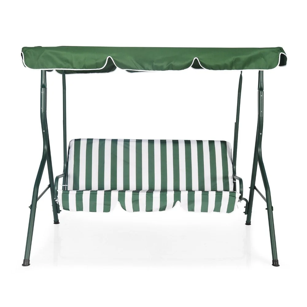Nilkamal Leisure 3 Seater Garden Swing (Green) - Image 8