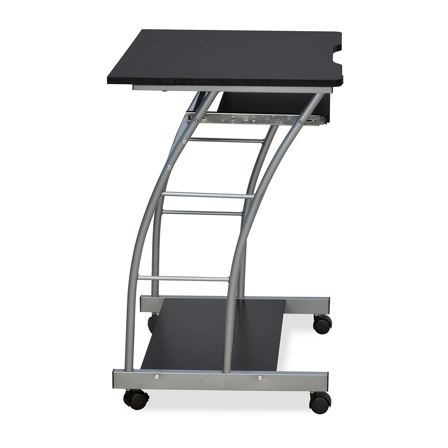 Nilkamal Leo Computer Table (Black / Walnut) - Image 5