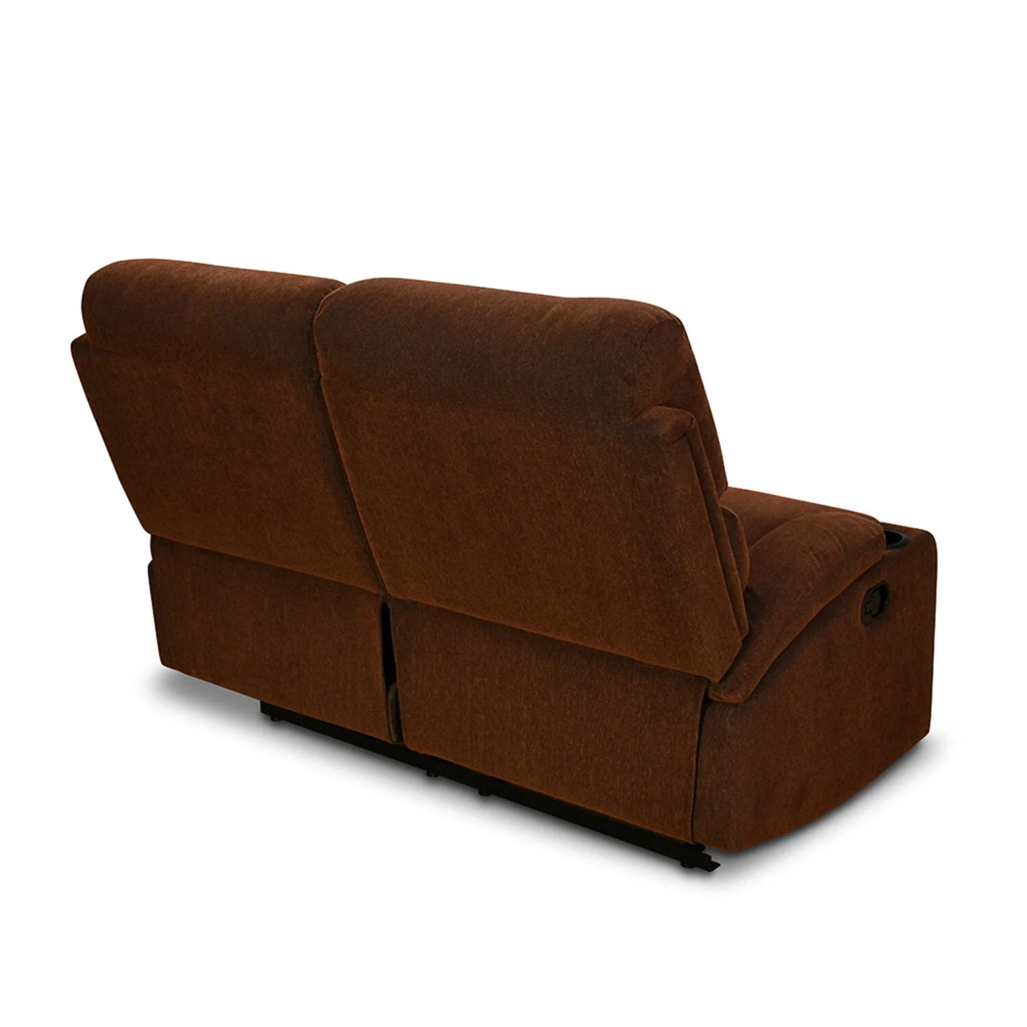 Nilkamal Matt 2 Seater Recliner Sofa with Cup Holder (Cocoa) - Image 4