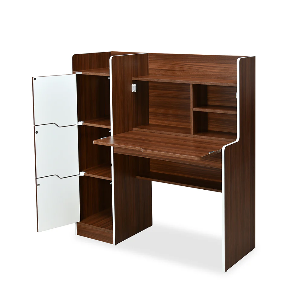 Nilkamal Neptune Neo Study Table (Walnut/White) - Image 4