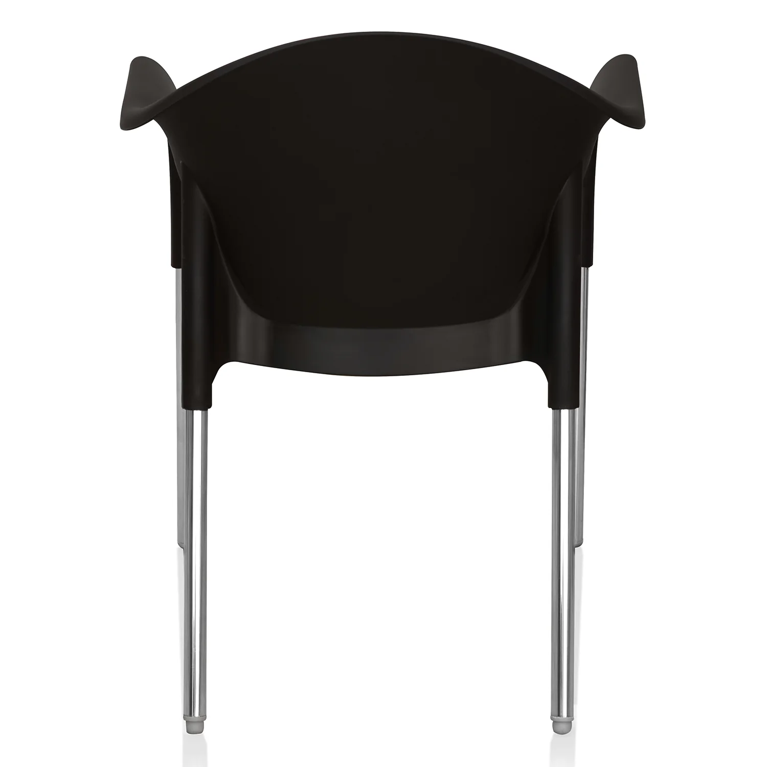 Nilkamal Novella 09 Plastic Arm Chair (Iron Black) - Image 10