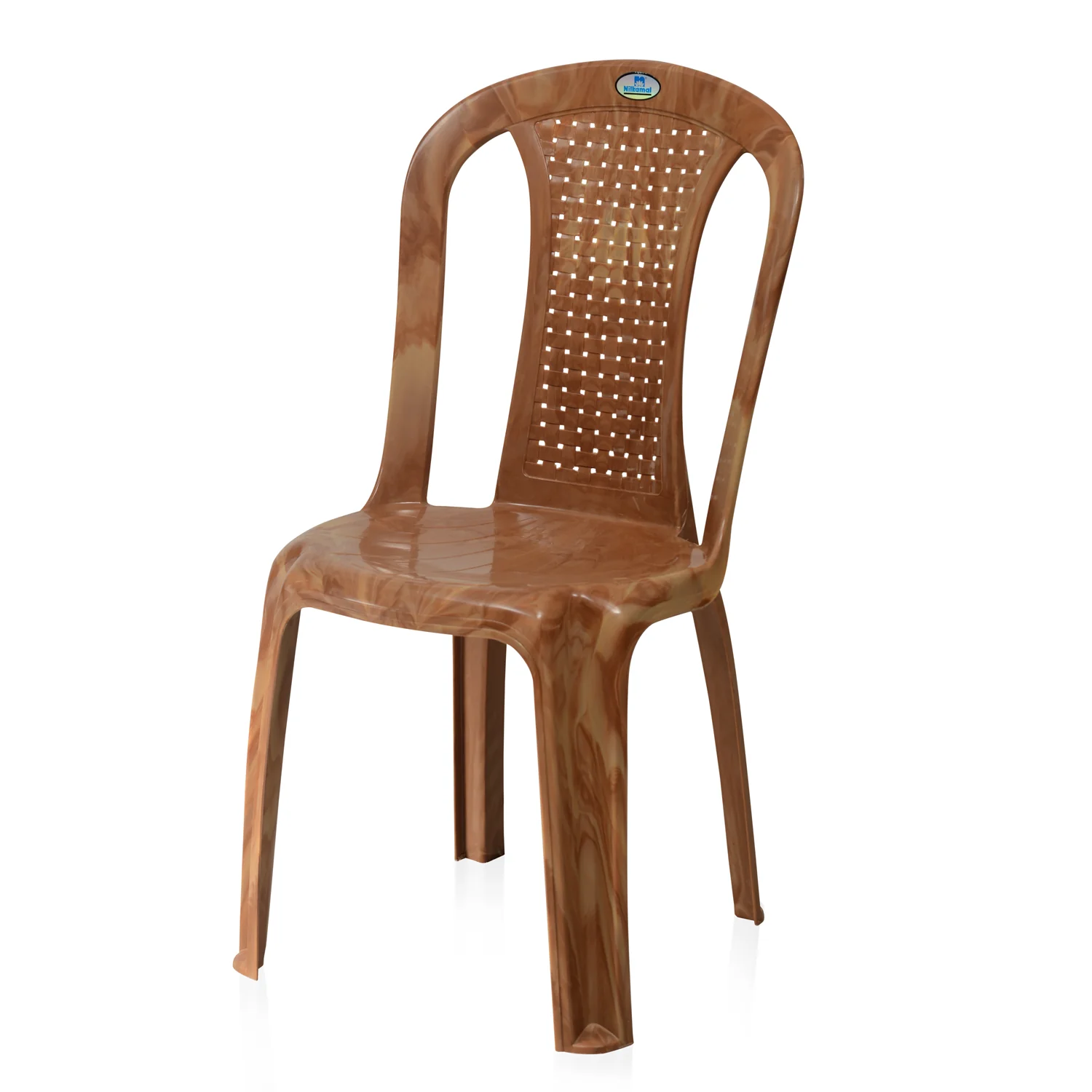 Nilkamal Shahenshah Plastic Rectangular 4 Seater Dining Table Set - Image 11