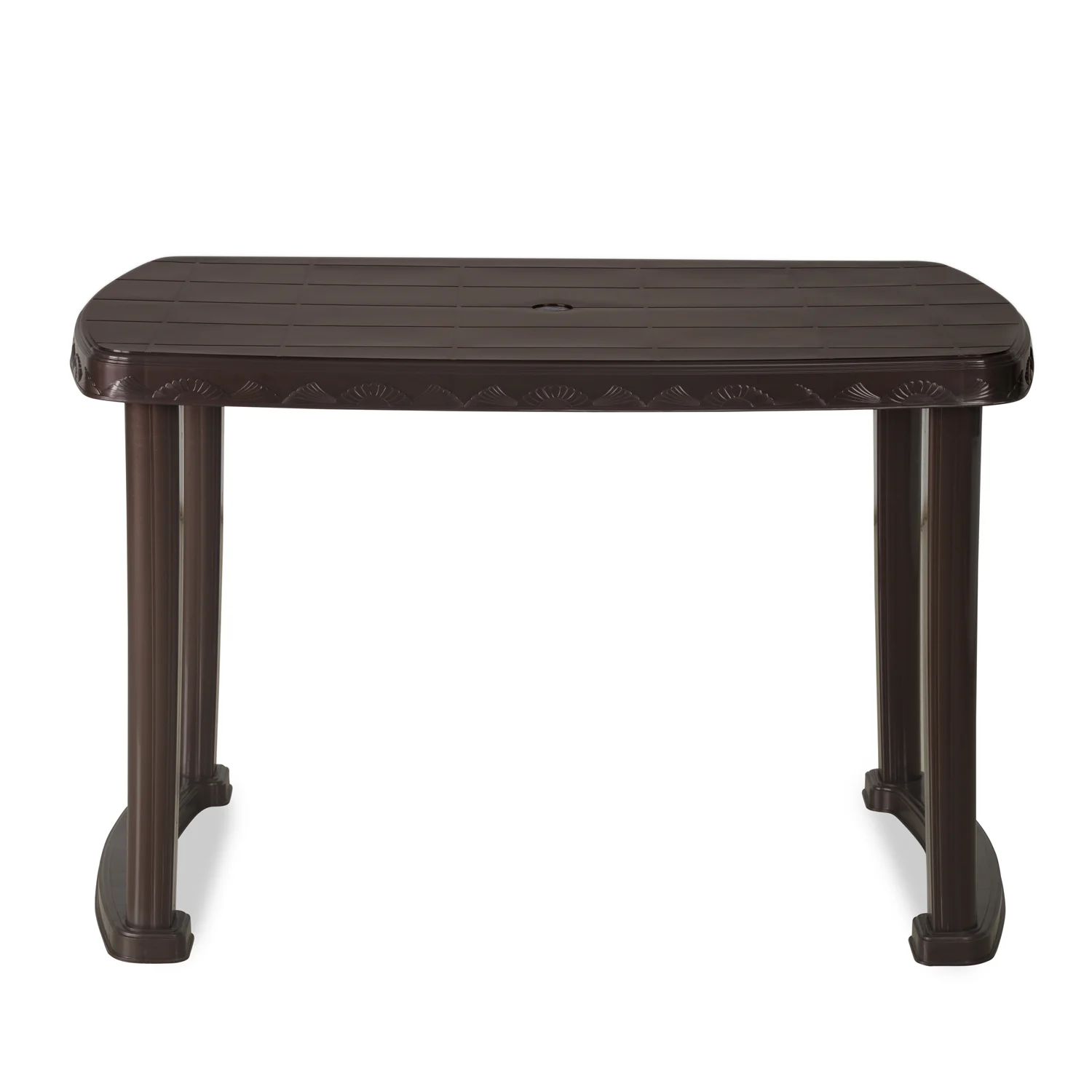 Nilkamal Shahenshah Dining Table (Weather Brown) - Image 3