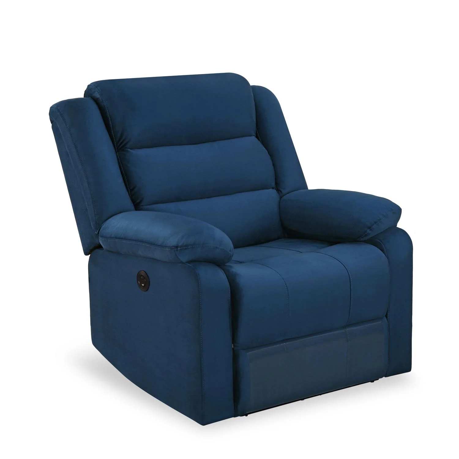 Nilkamal Sierra 1 Seater Electric Recliner Sofa (Blue) - Image 4