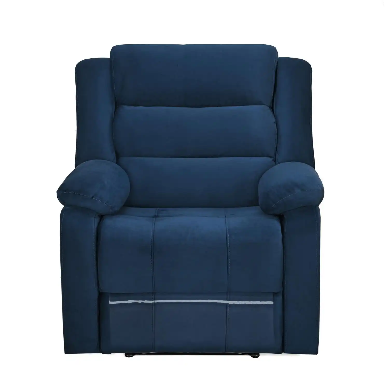 Nilkamal Sierra 1 Seater Manual Recliner Sofa (Blue) - Image 8