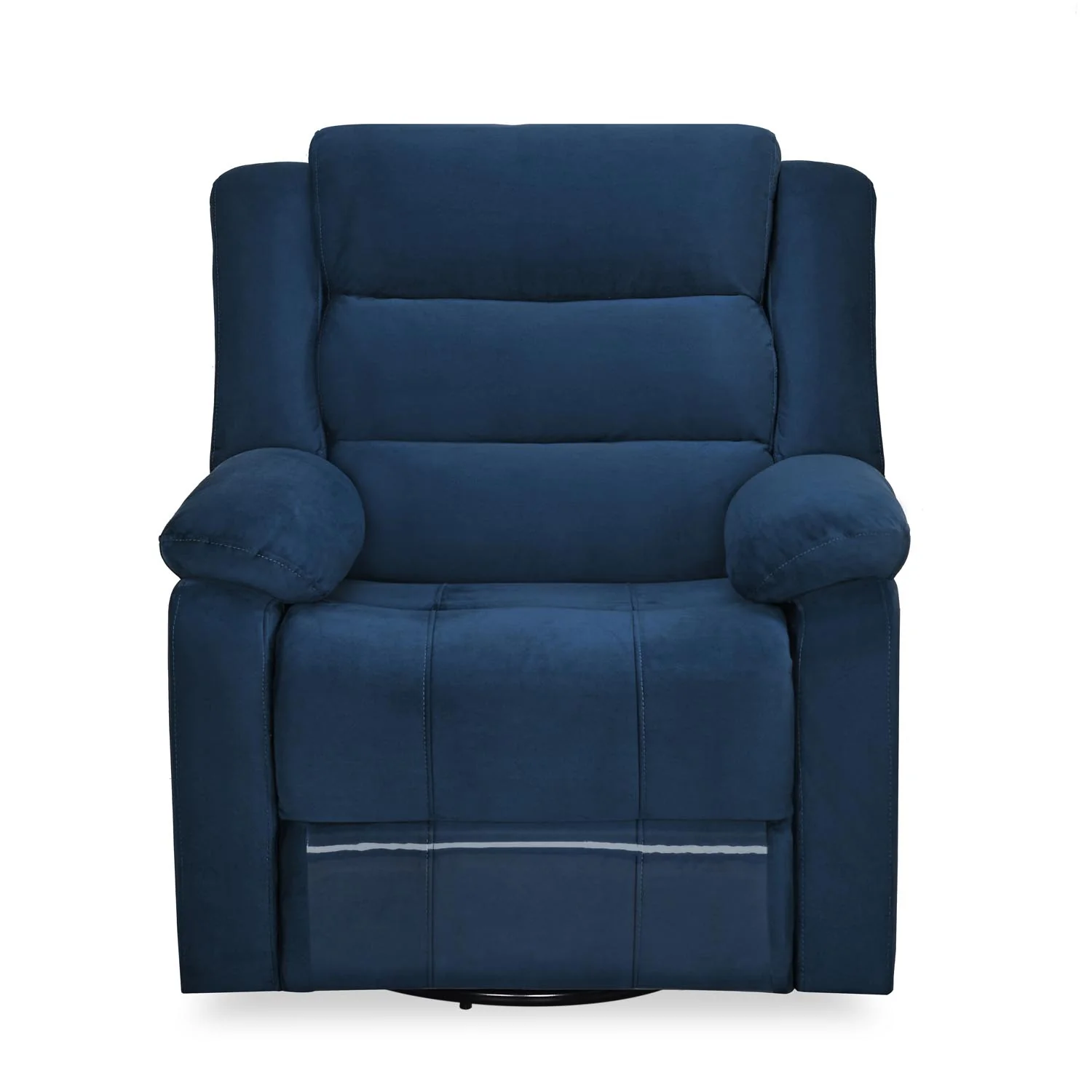 Nilkamal Sierra 1 Seater Rocker & Swivel Recliner Sofa (Blue) - Image 10