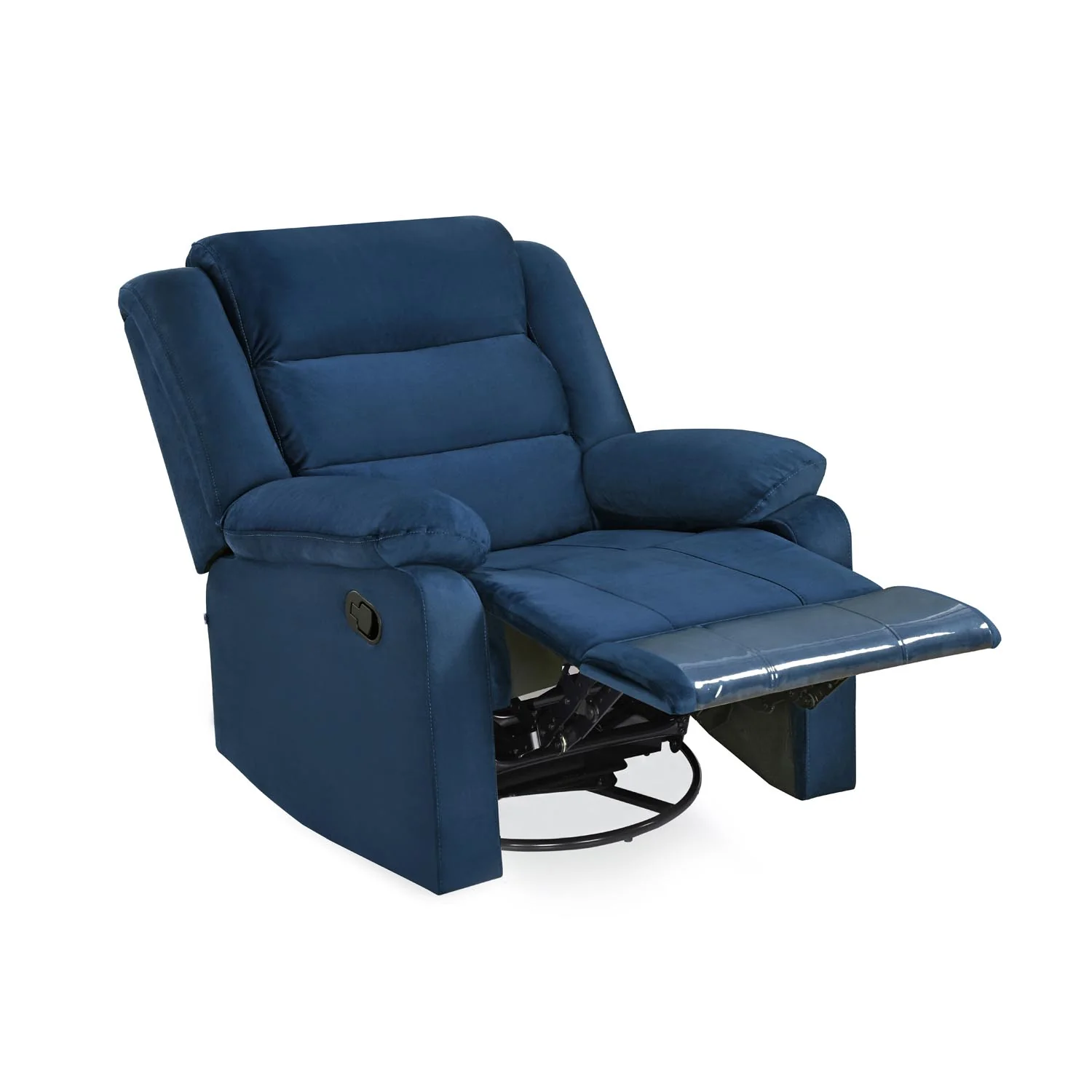 Nilkamal Sierra 1 Seater Rocker & Swivel Recliner Sofa (Blue) - Image 11