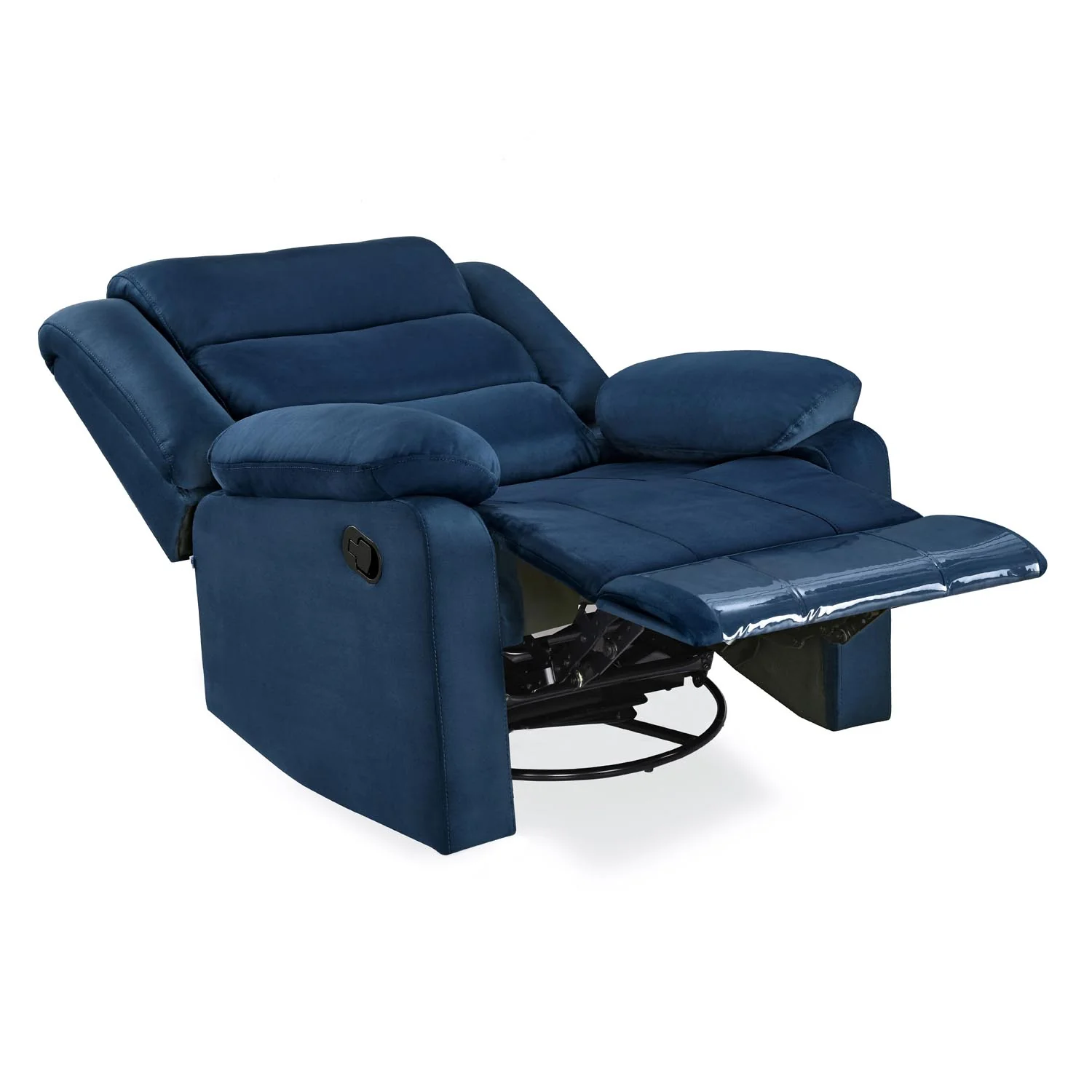 Nilkamal Sierra 1 Seater Rocker & Swivel Recliner Sofa (Blue) - Image 12