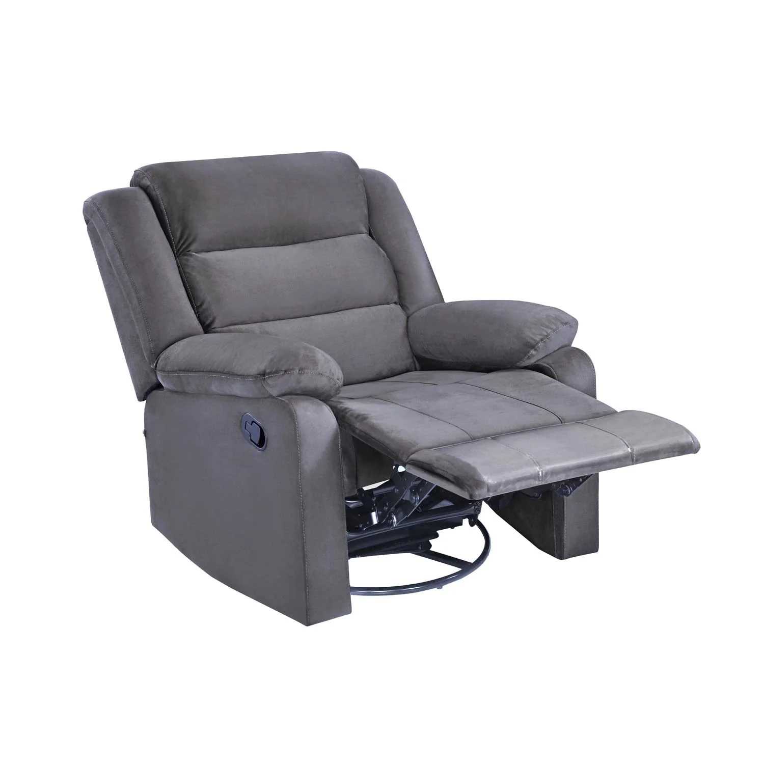 Nilkamal Sierra 1 Seater Rocker & Swivel Recliner Sofa (Brown) - Image 15