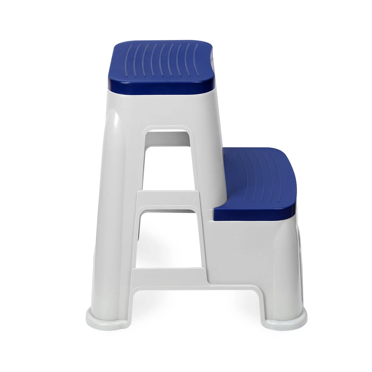 Nilkamal Step Stool 31 (Silk Grey /  Cobalt Blue) - Image 4
