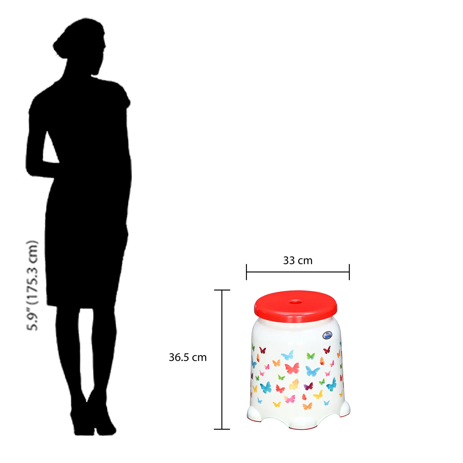 Nilkamal STL27F Plastic Stool - Image 11