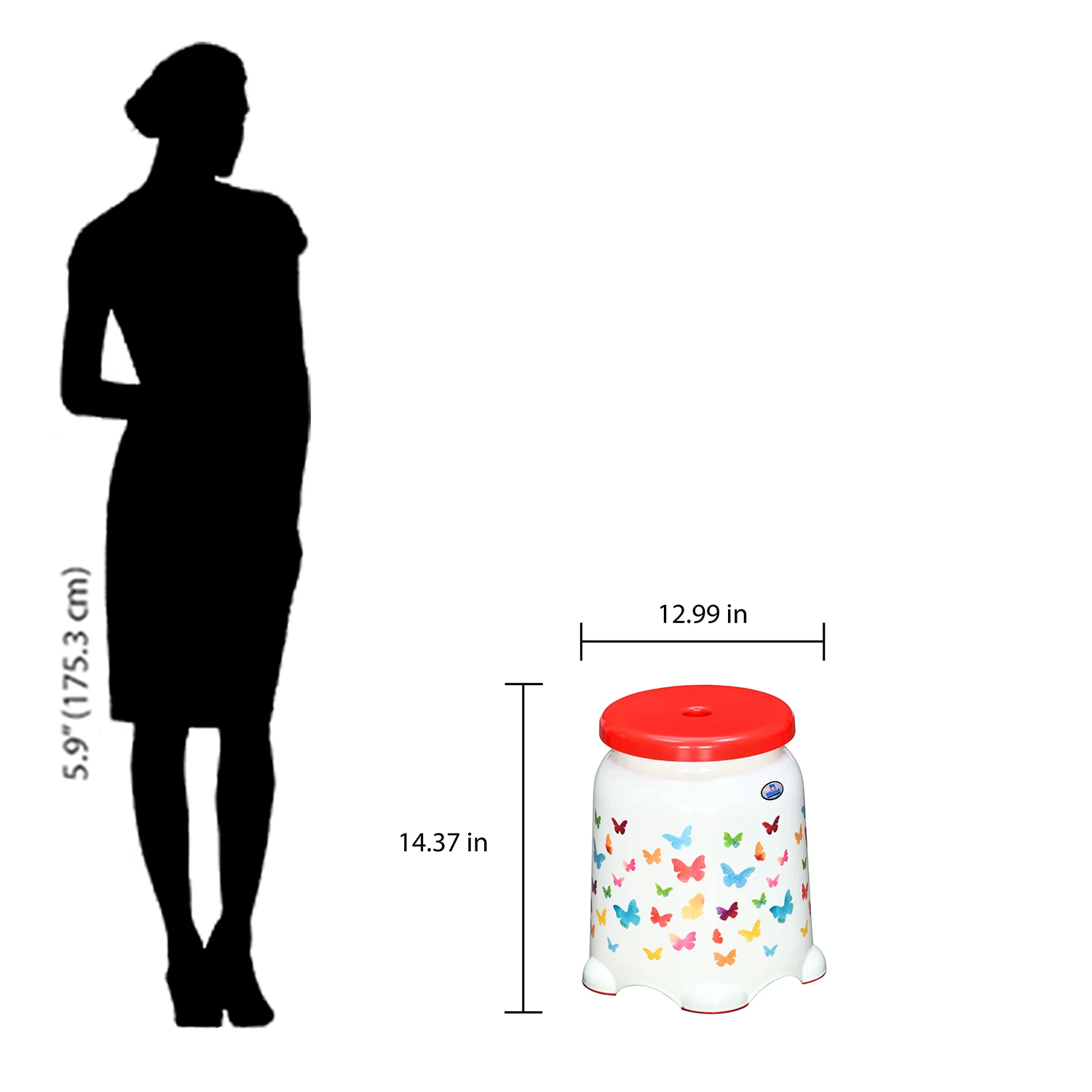 Nilkamal STL27F Plastic Stool - Image 12