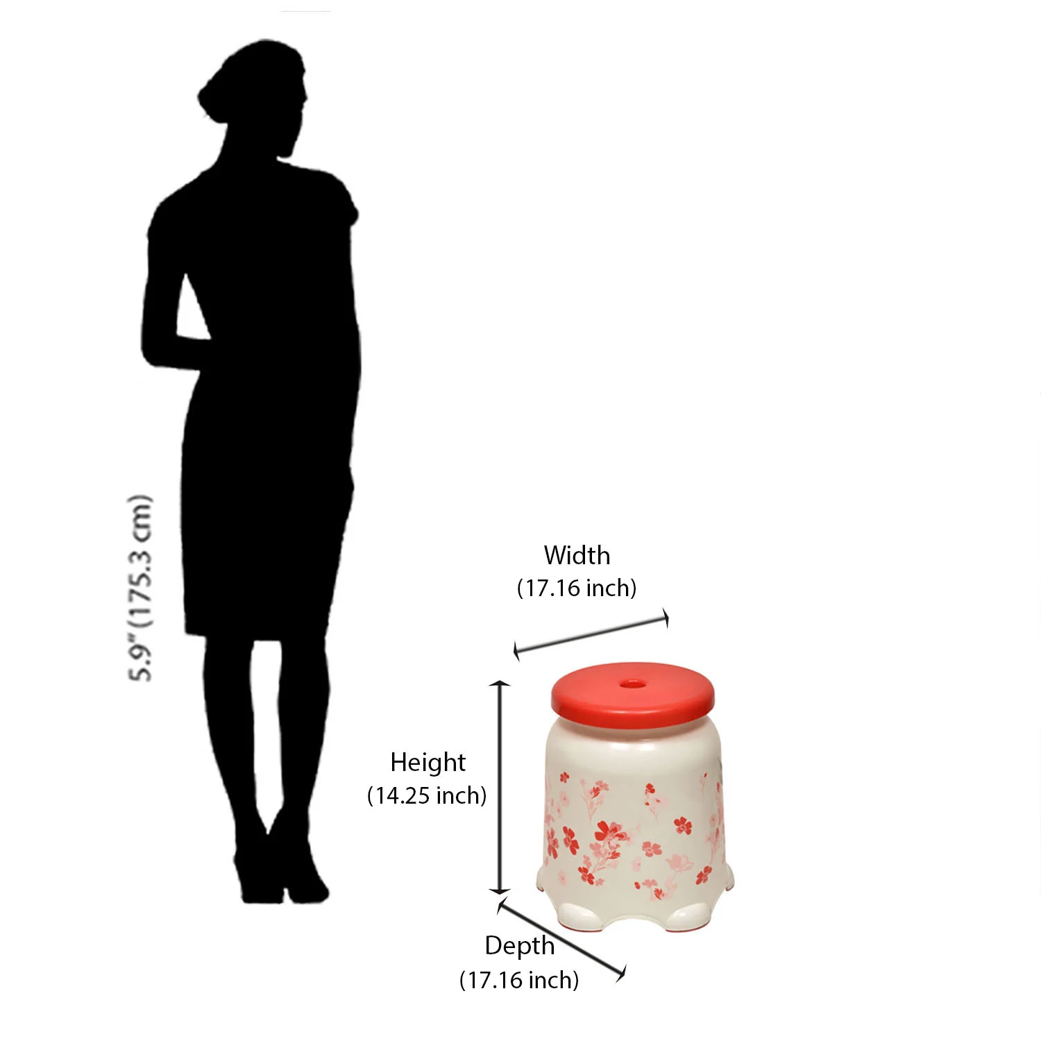 Nilkamal STL27F Plastic Stool - Image 18