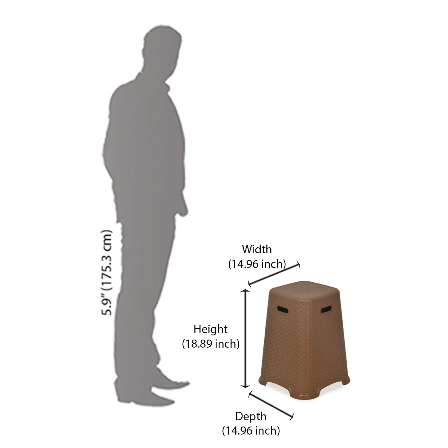 Nilkamal STOOL 29 Plastic Stool - Image 22