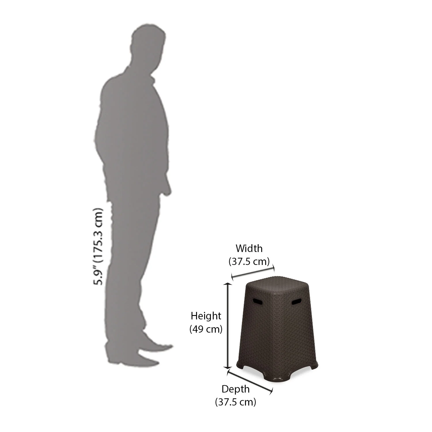 Nilkamal STOOL 29 Plastic Stool - Image 27