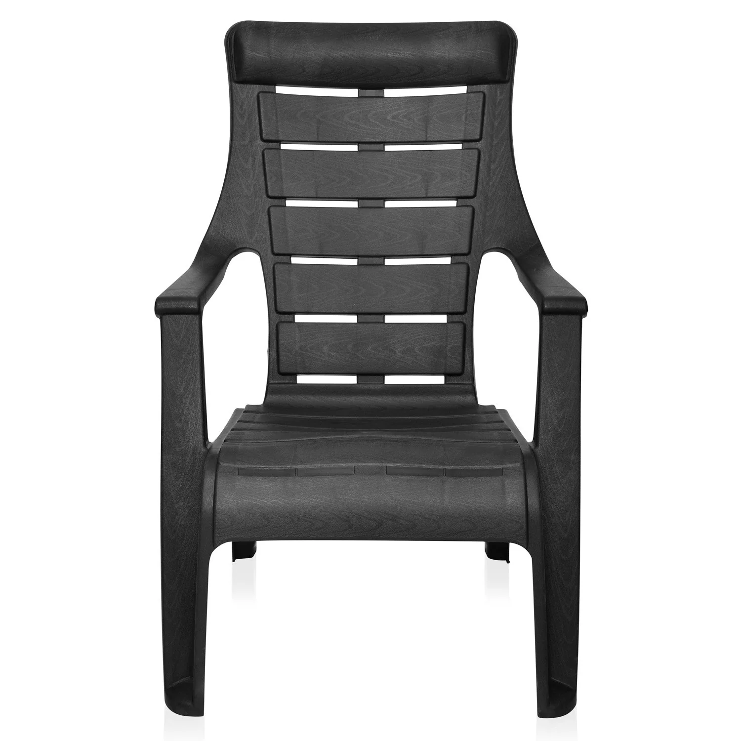 Nilkamal Sunday Plastic Arm Chair (Iron Black) - Image 7