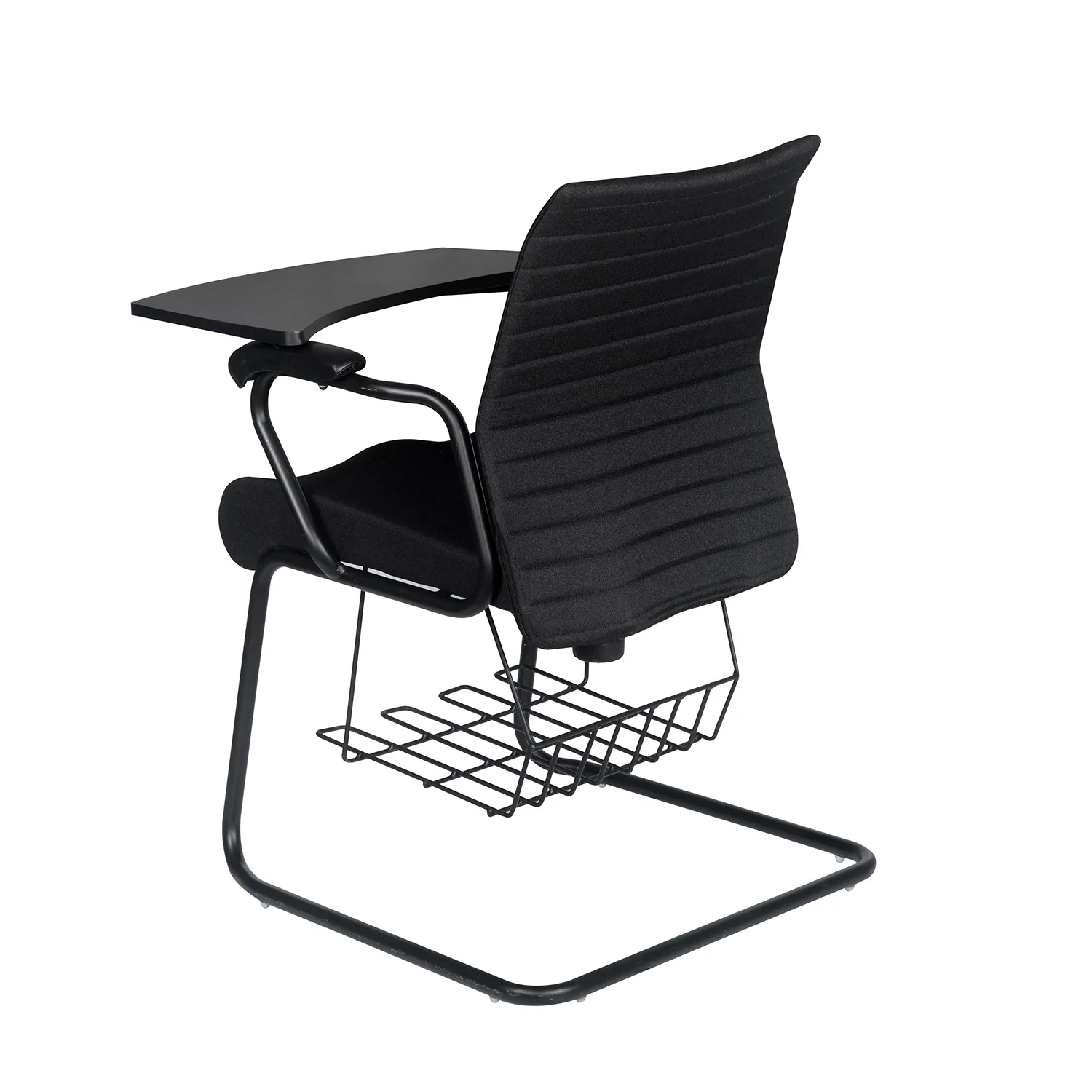 Nilkamal Thames Training Fabric Chair with Writing Shelf (Black) - Image 11