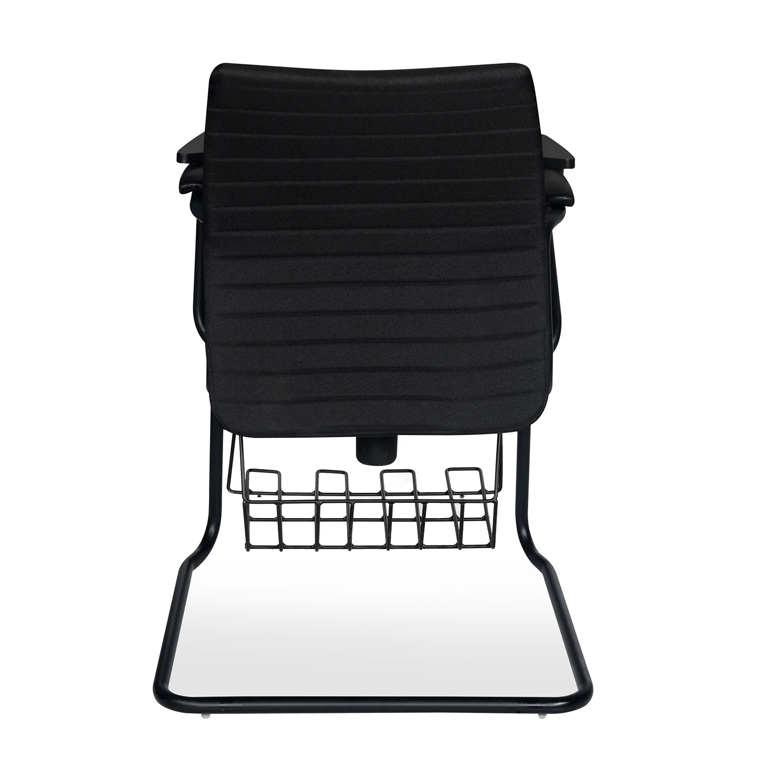 Nilkamal Thames Training Fabric Chair with Writing Shelf (Black) - Image 13