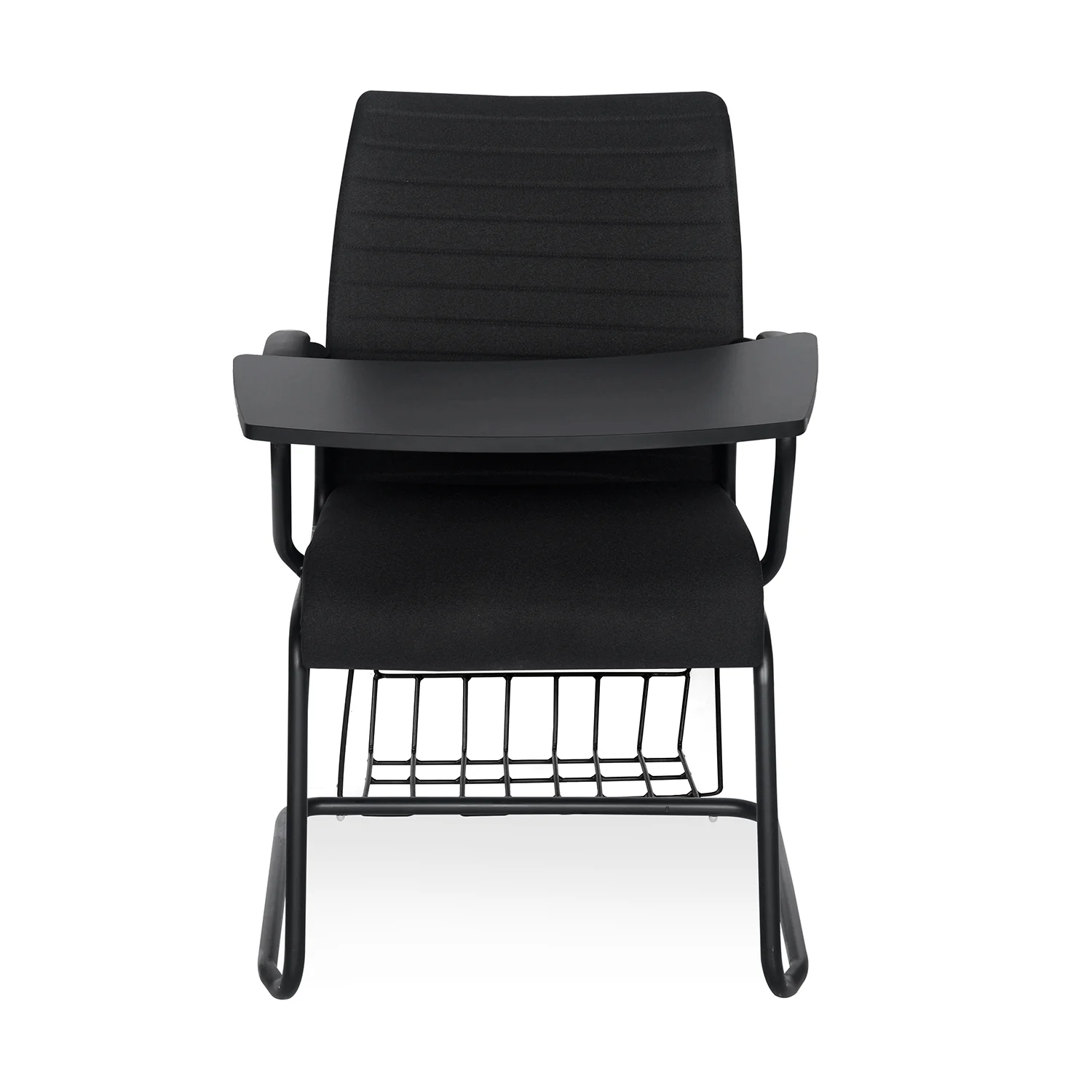 Nilkamal Thames Training Fabric Chair with Writing Shelf (Black) - Image 6