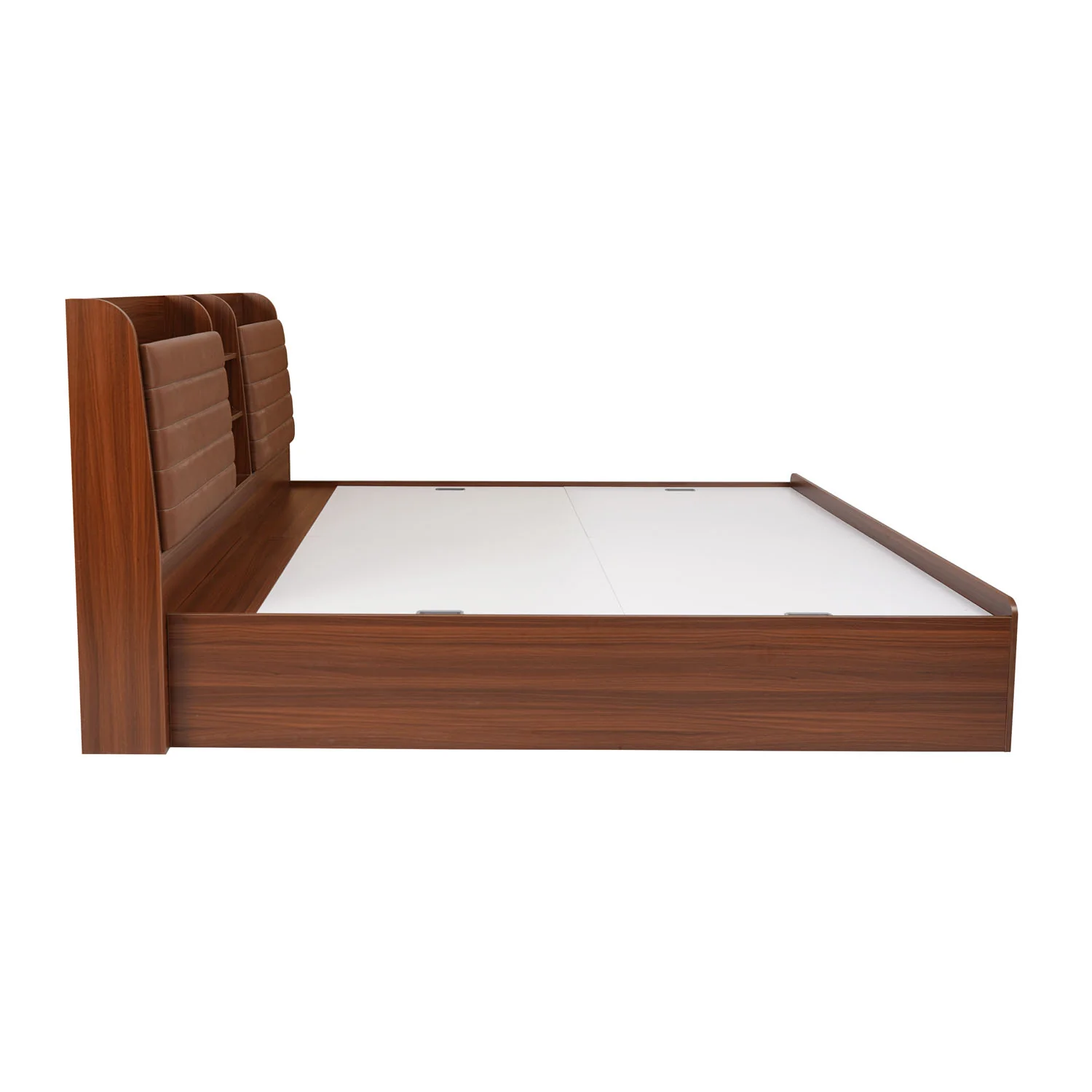 Nilkamal Tokyo Calipso King Bed With Storage (Classic Plank Walnut) - Image 7